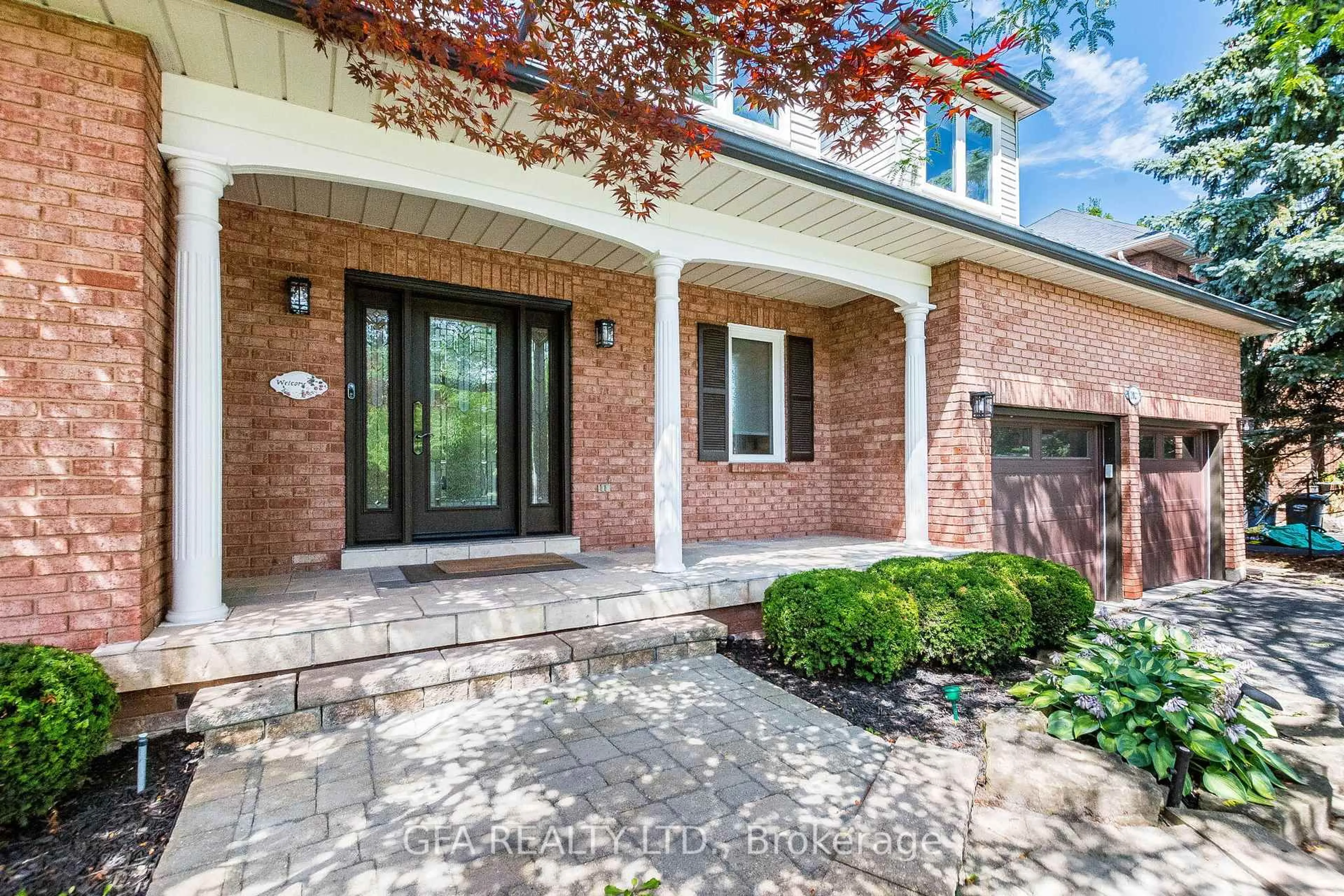 Home with brick exterior material, street for 1027 Masters Green, Oakville Ontario L6M 2N7