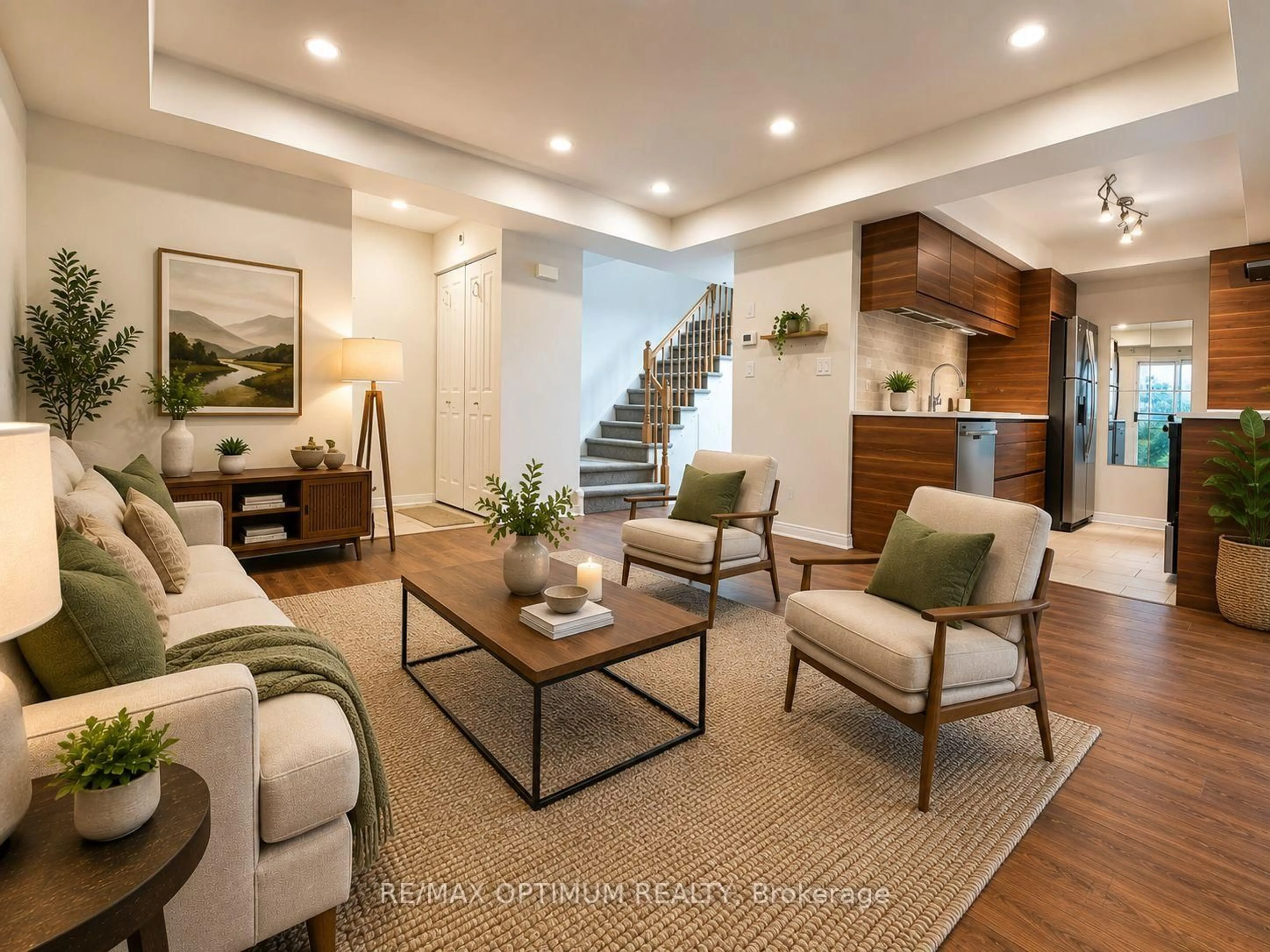 Living room with furniture, unknown for 4620 Guildwood Way #17, Mississauga Ontario L5R 4H5