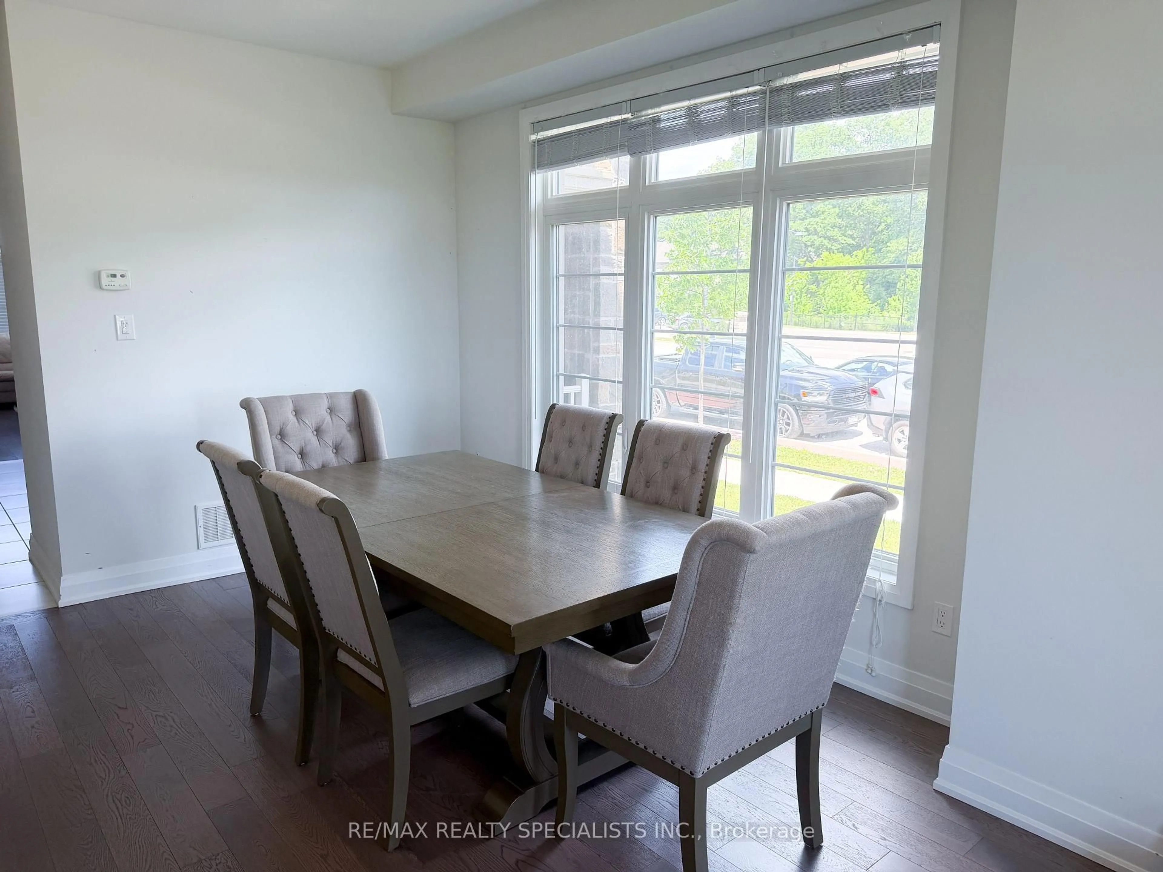 Dining room, wood/laminate floor for 380 Rivermont Rd, Brampton Ontario L6Y 6H7