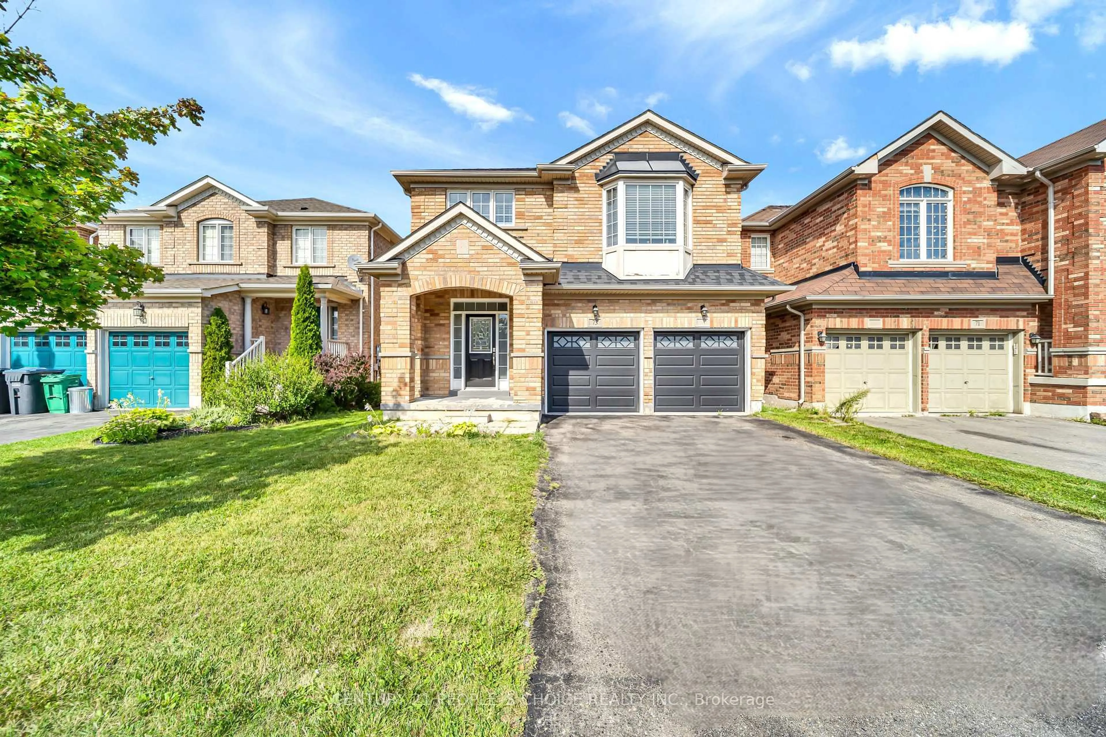 Home with brick exterior material, street for 73 Crown Victoria Dr, Brampton Ontario L7A 3X1