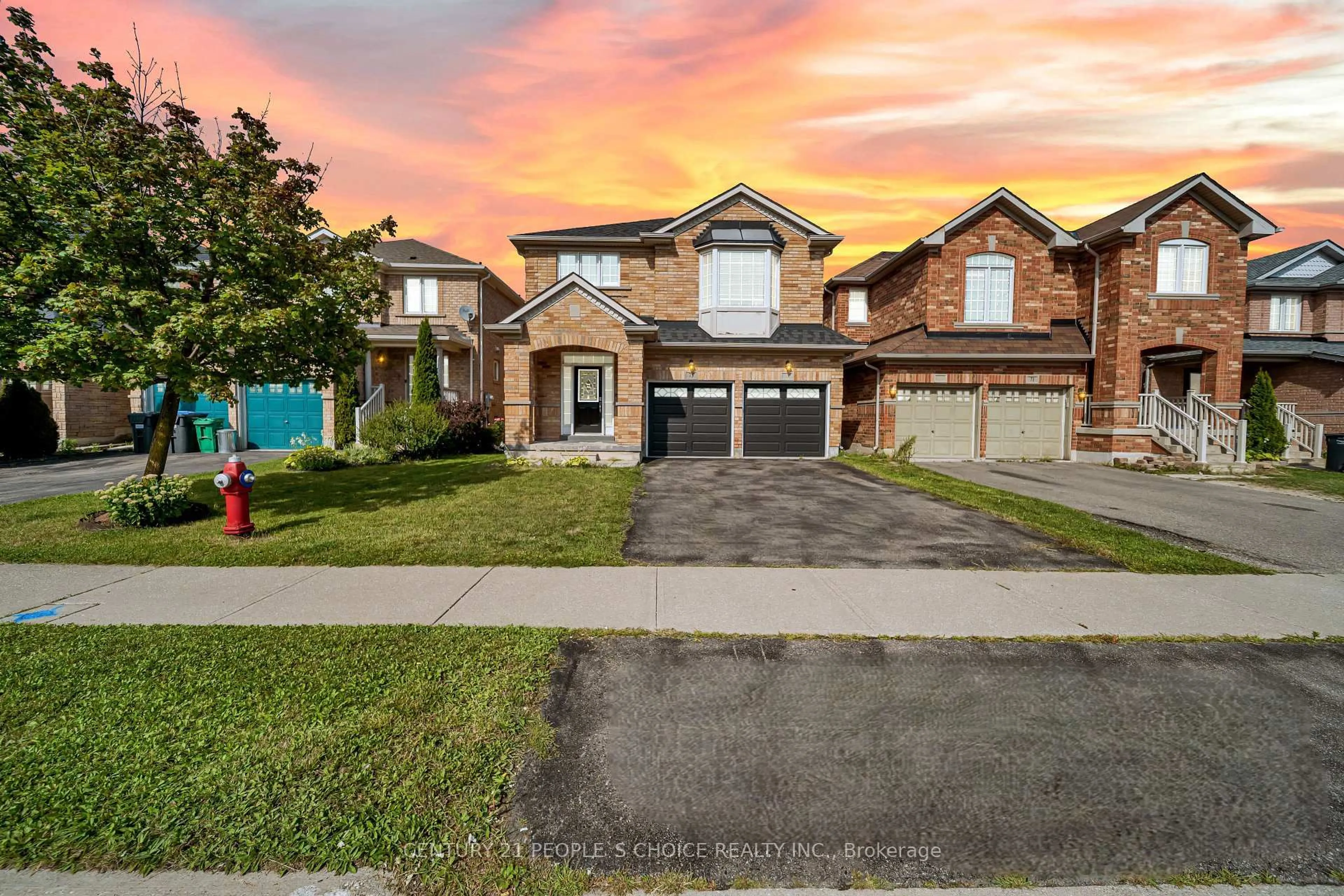 Home with brick exterior material, street for 73 Crown Victoria Dr, Brampton Ontario L7A 3X1