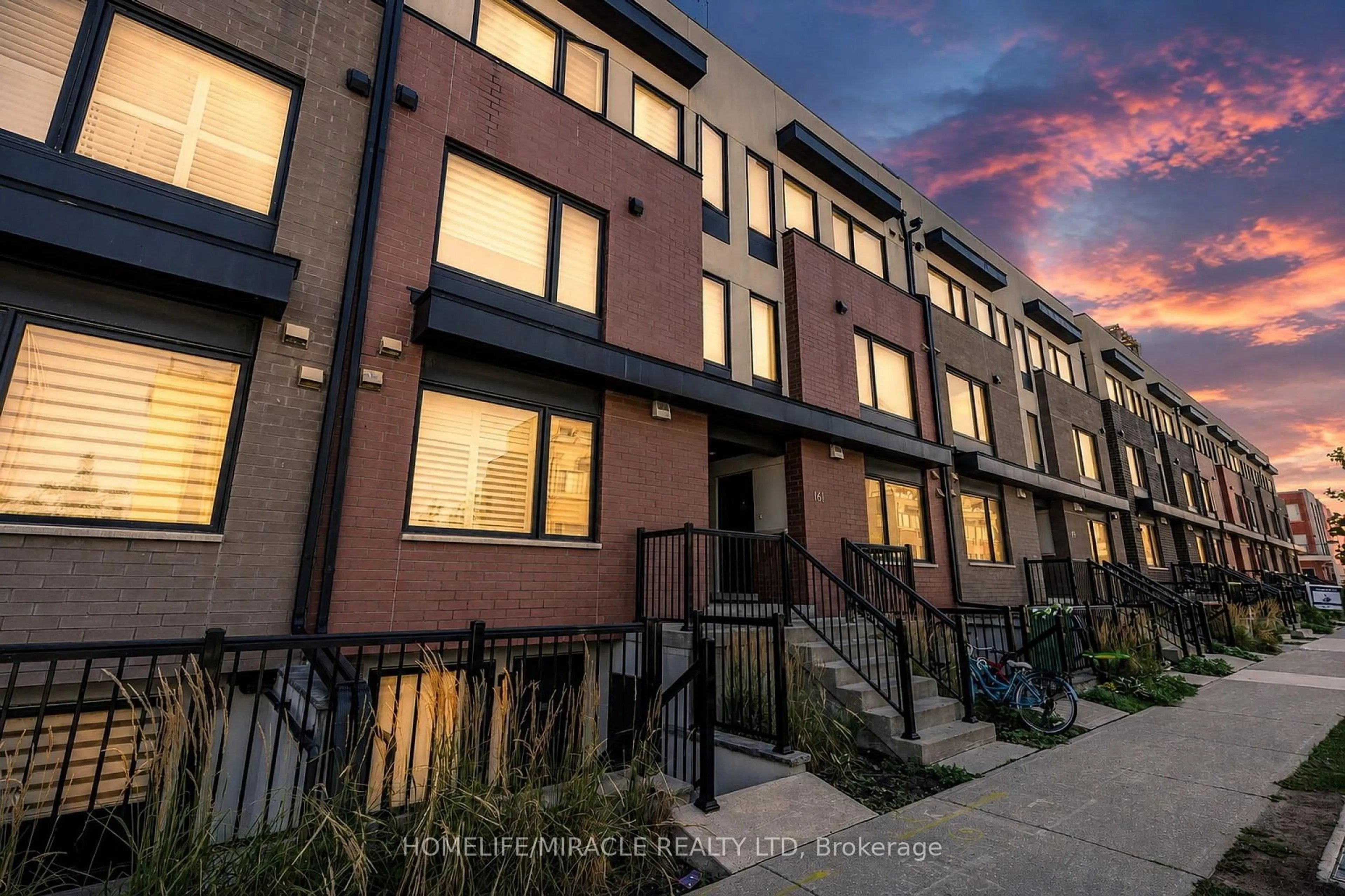 Home with brick exterior material, street for 161 William Duncan Rd #8, Toronto Ontario M3K 0B9