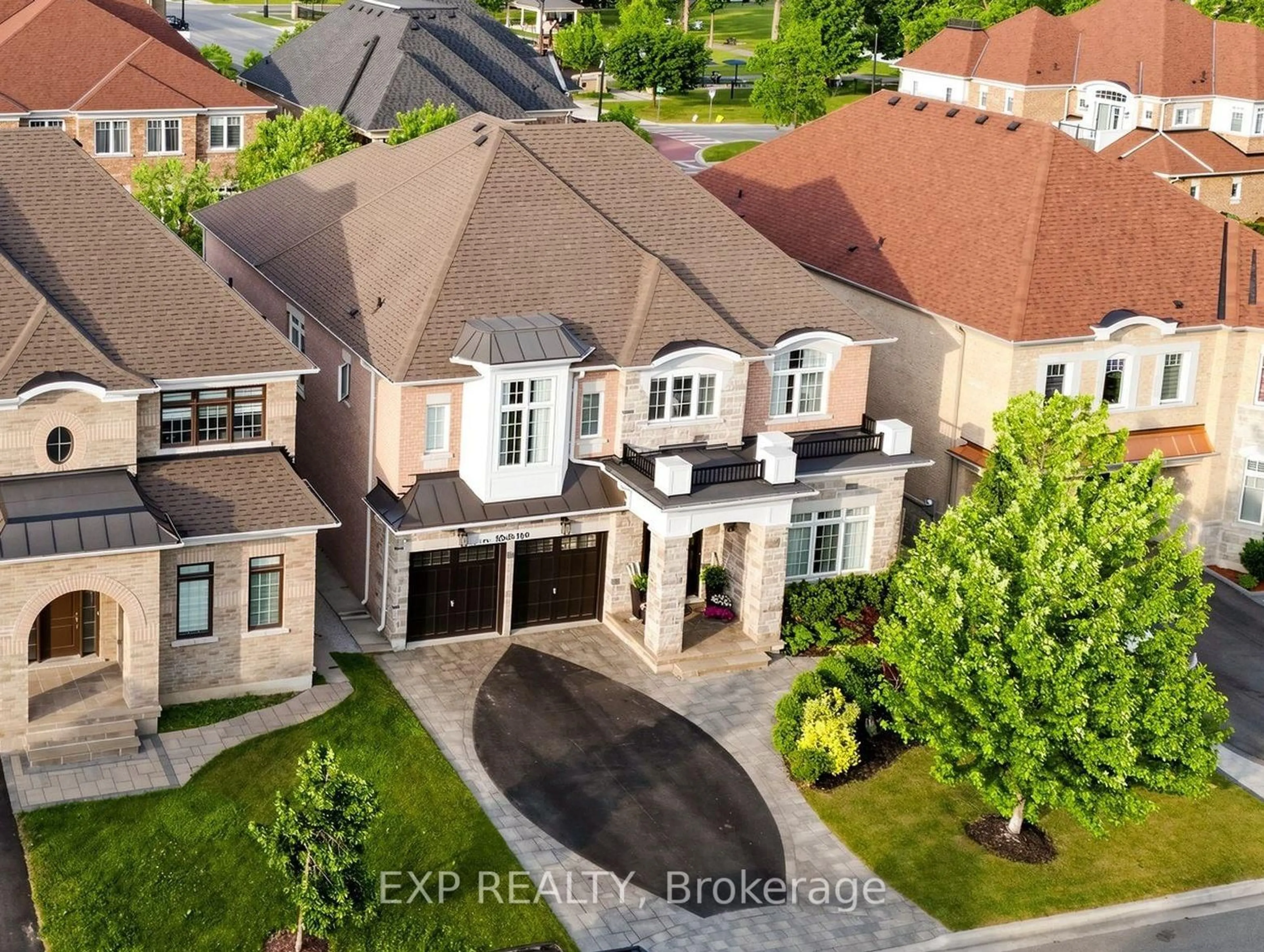 A pic from outside/outdoor area/front of a property/back of a property/a pic from drone, street for 5 Natural Terr, Brampton Ontario L6Y 6A5