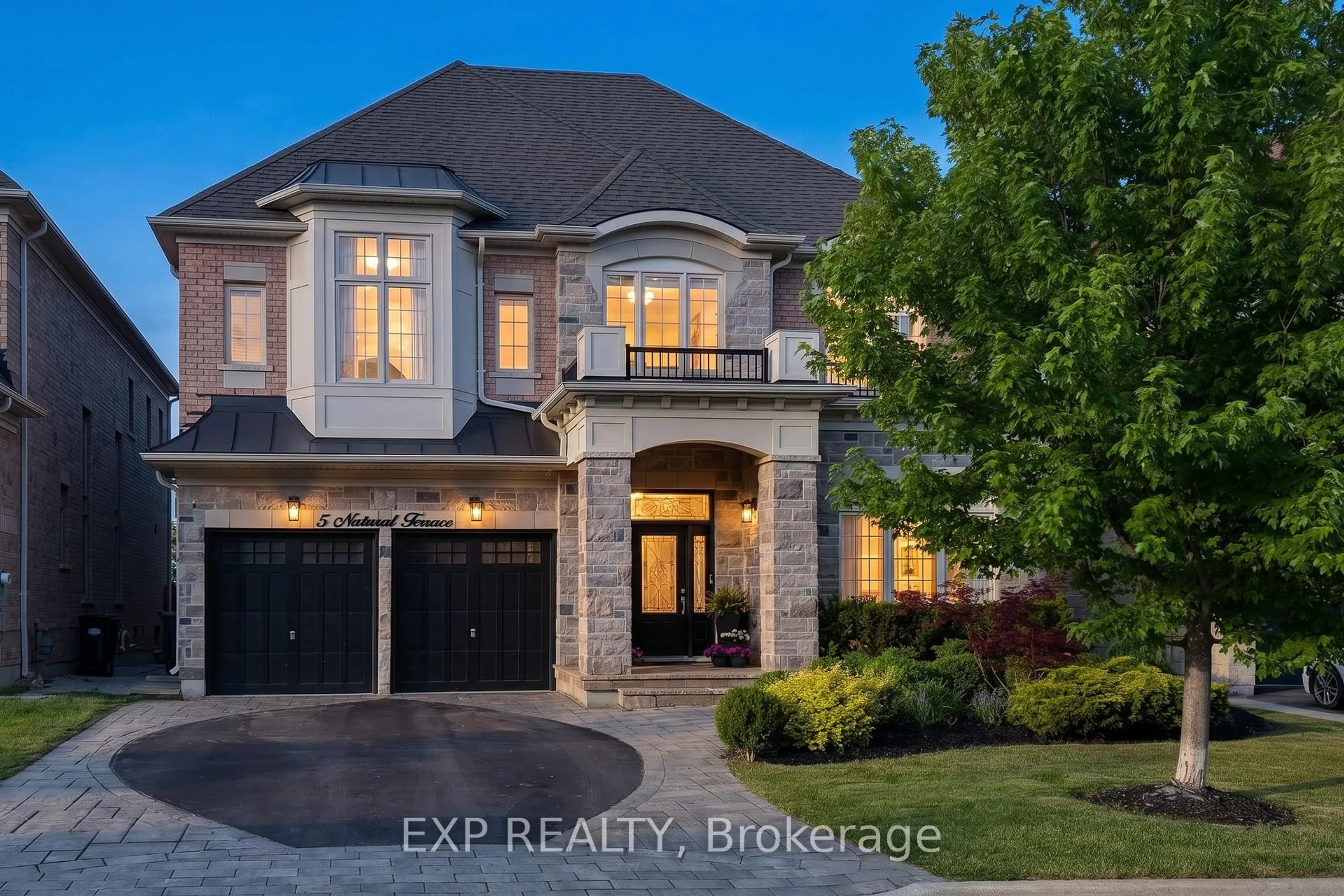 Home with brick exterior material, street for 5 Natural Terr, Brampton Ontario L6Y 6A5
