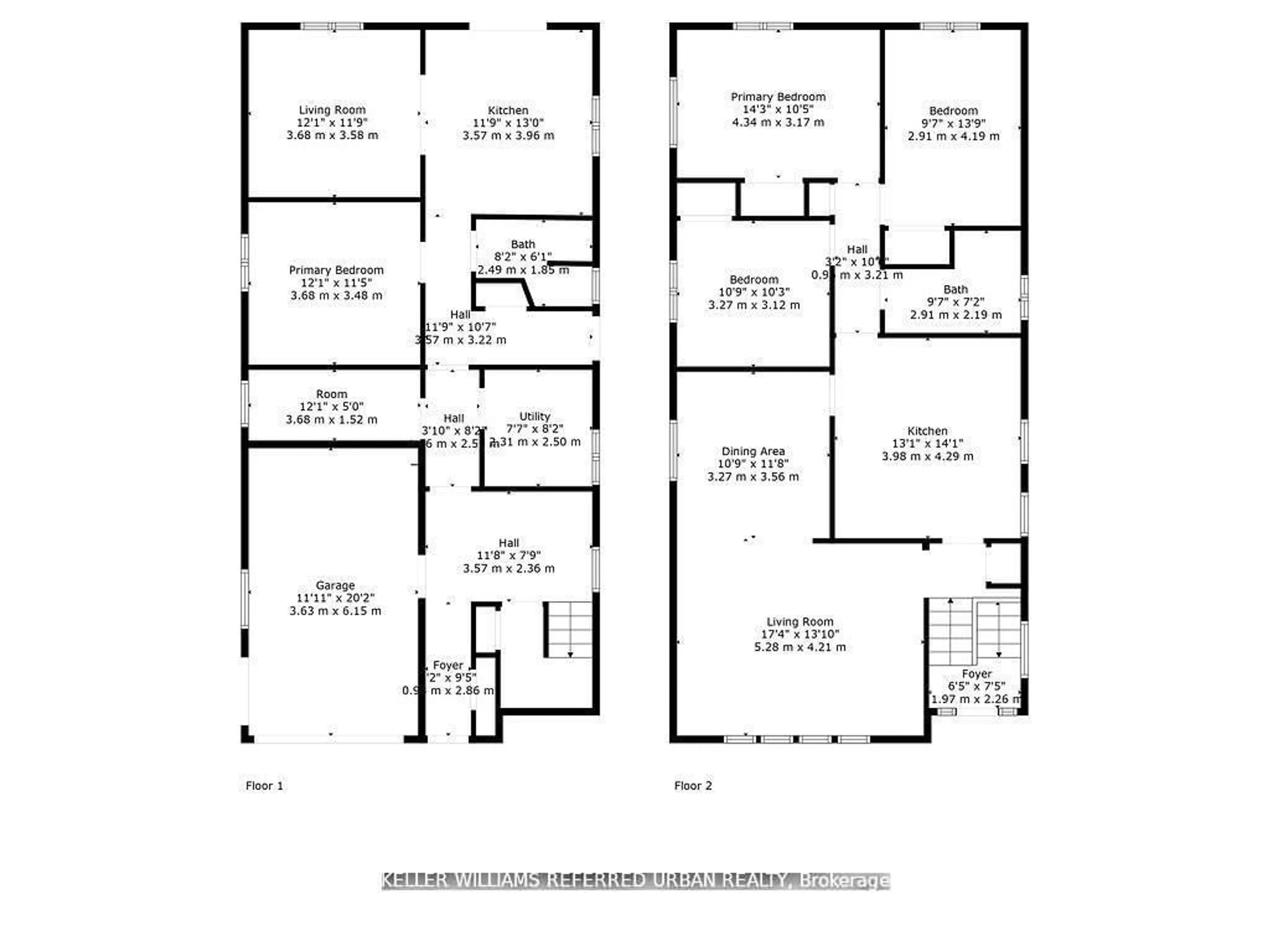 Floor plan for 55 Tedder St, Toronto Ontario M6M 4X2