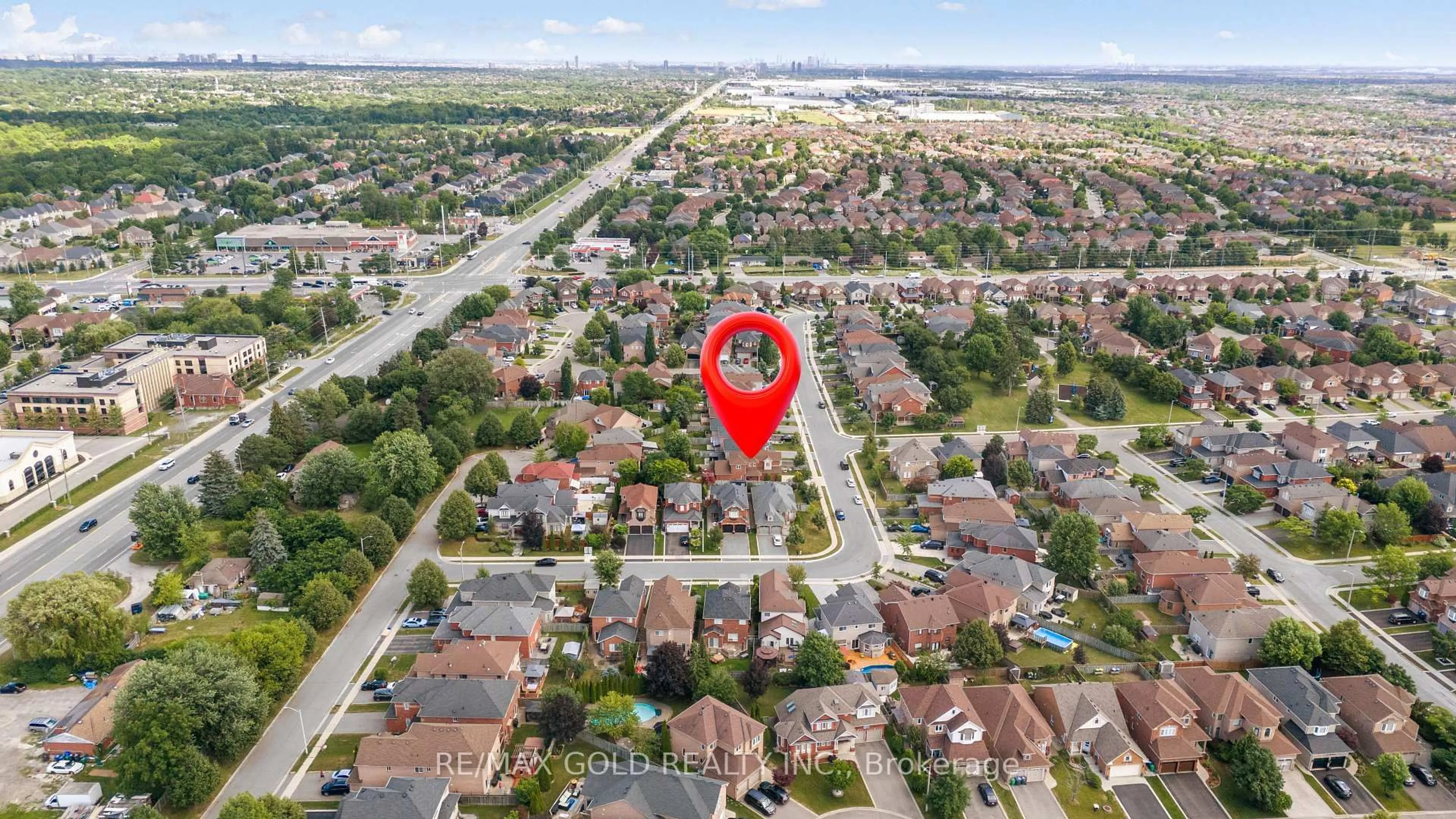 Picture of a map for 18 Sundridge St, Brampton Ontario L7A 1L3