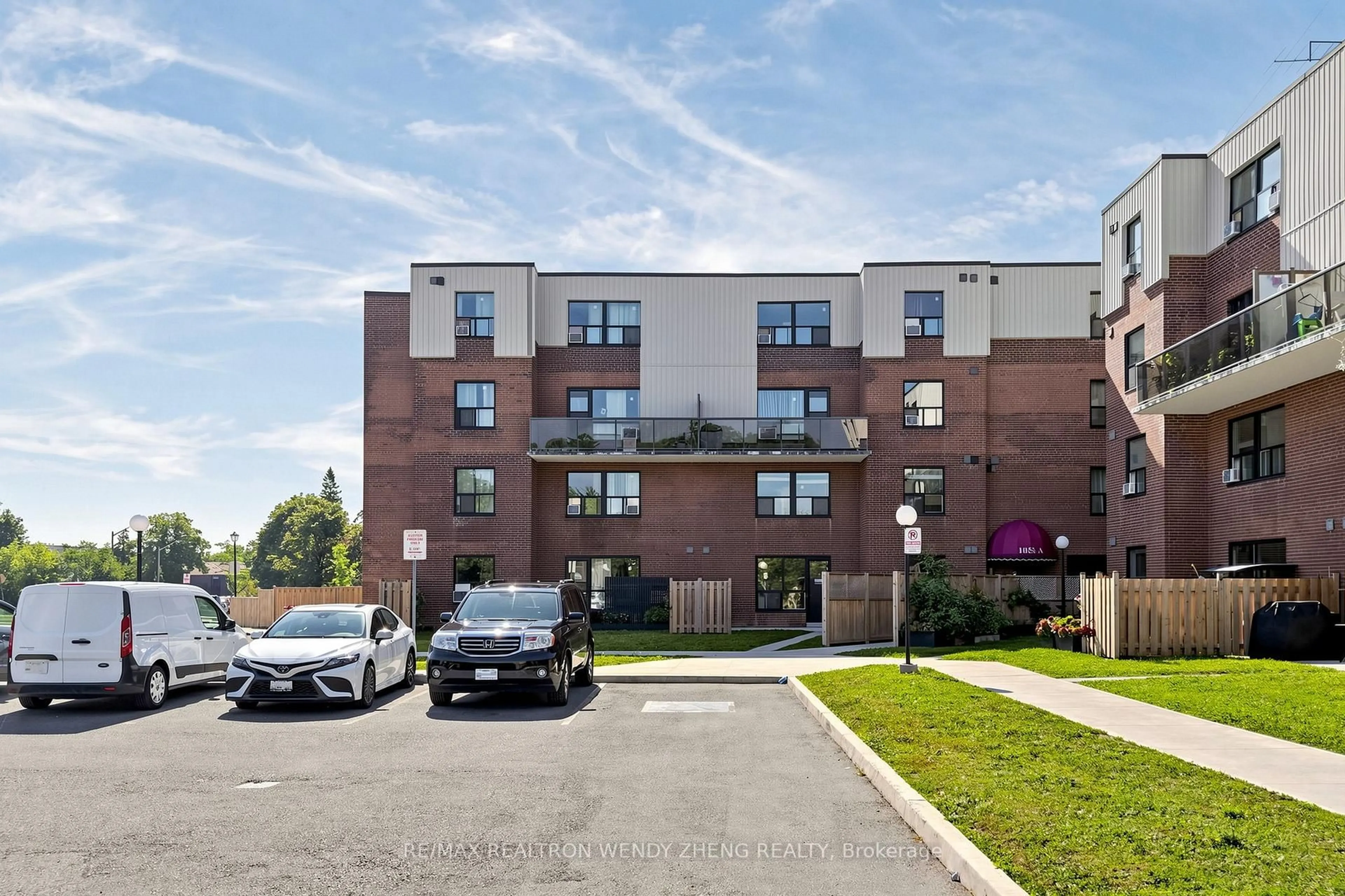A pic from outside/outdoor area/front of a property/back of a property/a pic from drone, street for 1055A Forestwood Dr #111, Mississauga Ontario L5C 2T8