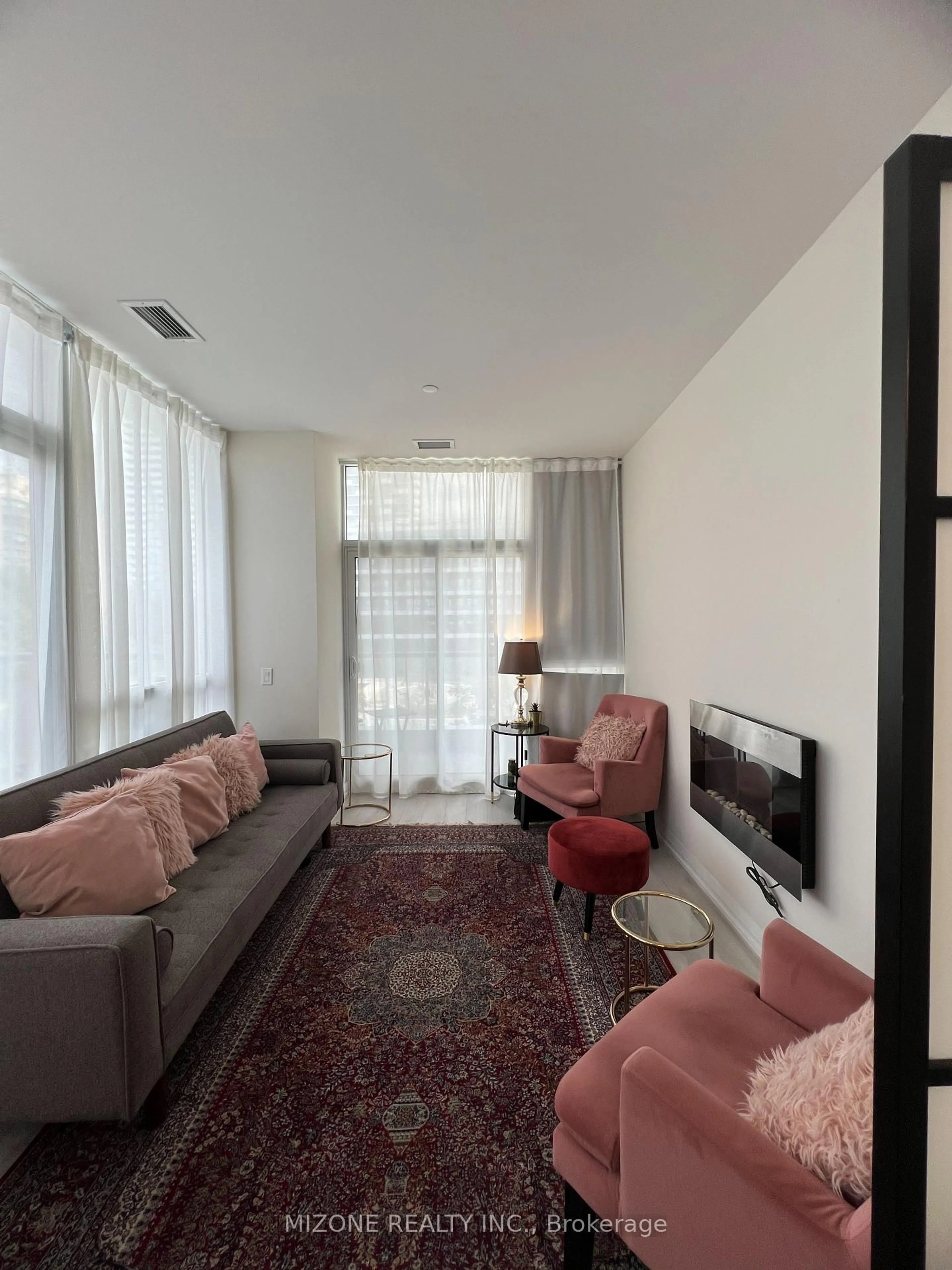Living room with furniture, unknown for 35 Watergarden Dr #220, Mississauga Ontario L5R 0G8