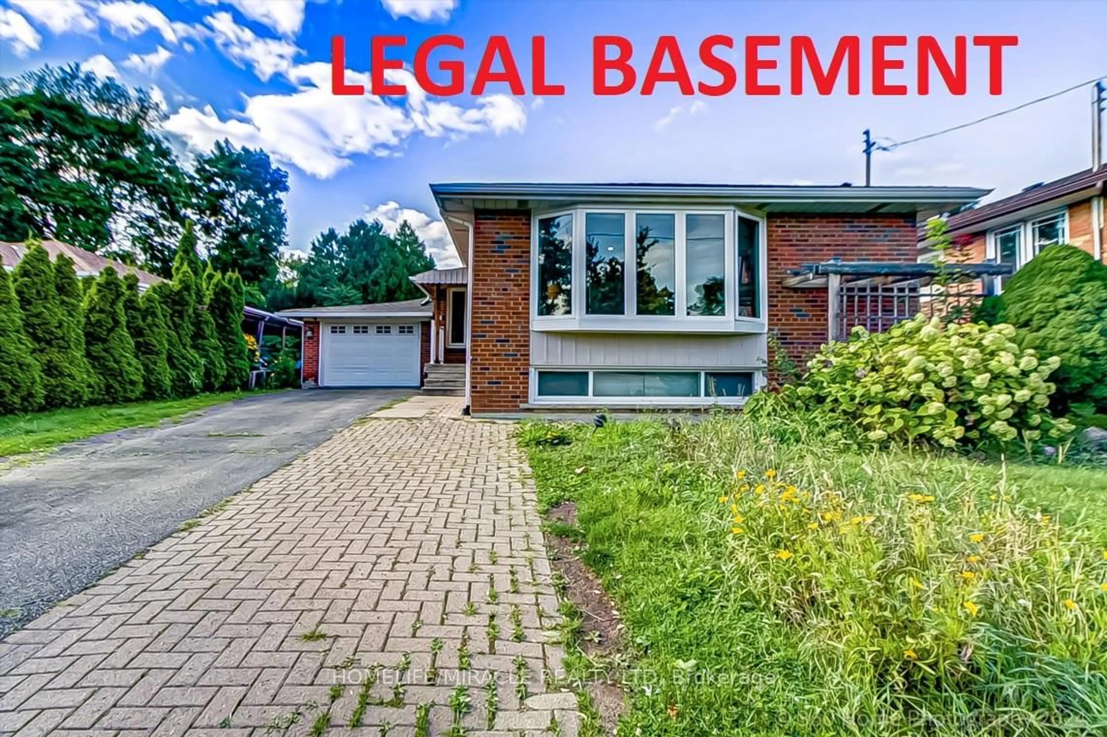 Home with brick exterior material, street for 30 Fallowfield Rd, Toronto Ontario M9W 2W2