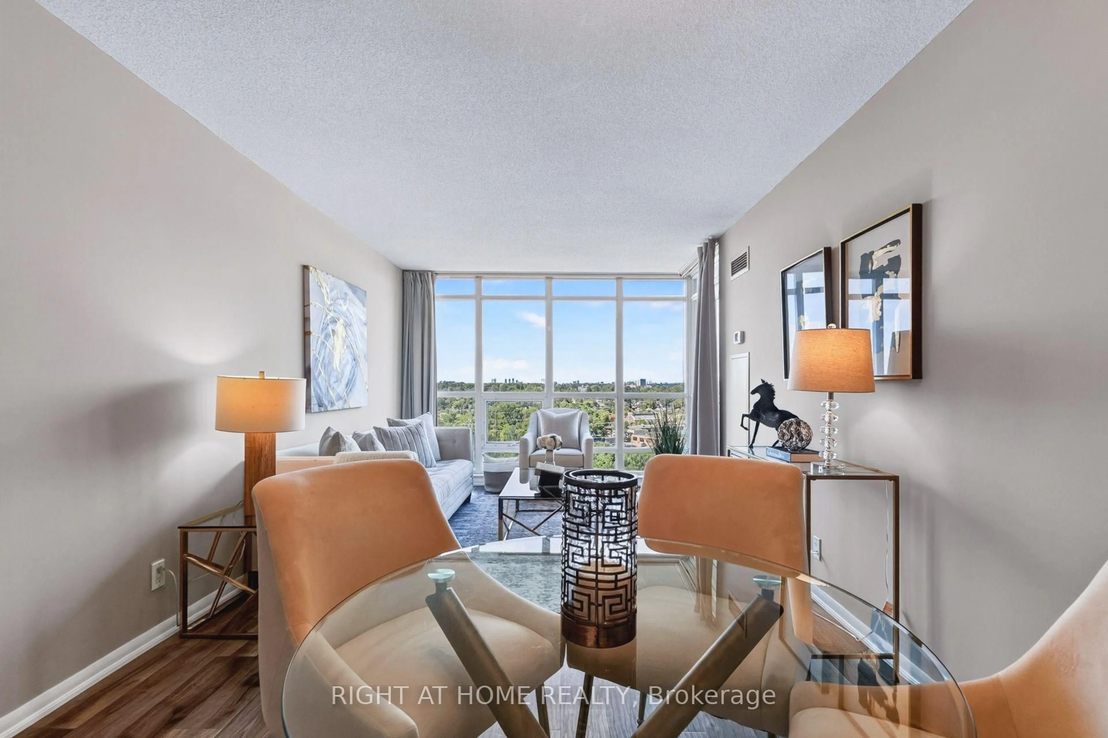 Living room with furniture, unknown for 185 Legion Rd #1417, Toronto Ontario M8Y 0A1