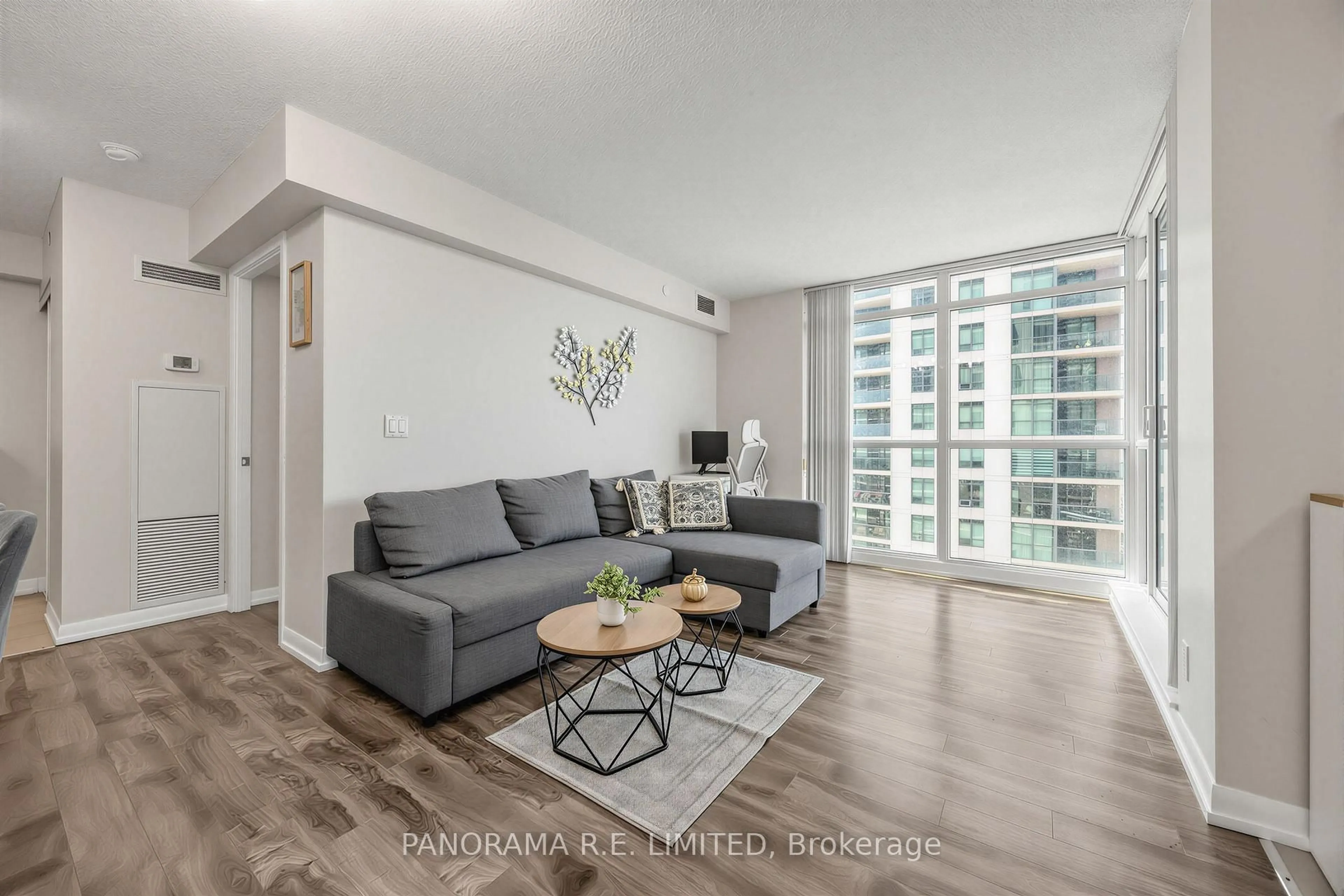 Living room with furniture, unknown for 215 Sherway Gardens Rd #807, Toronto Ontario M9C 0A4