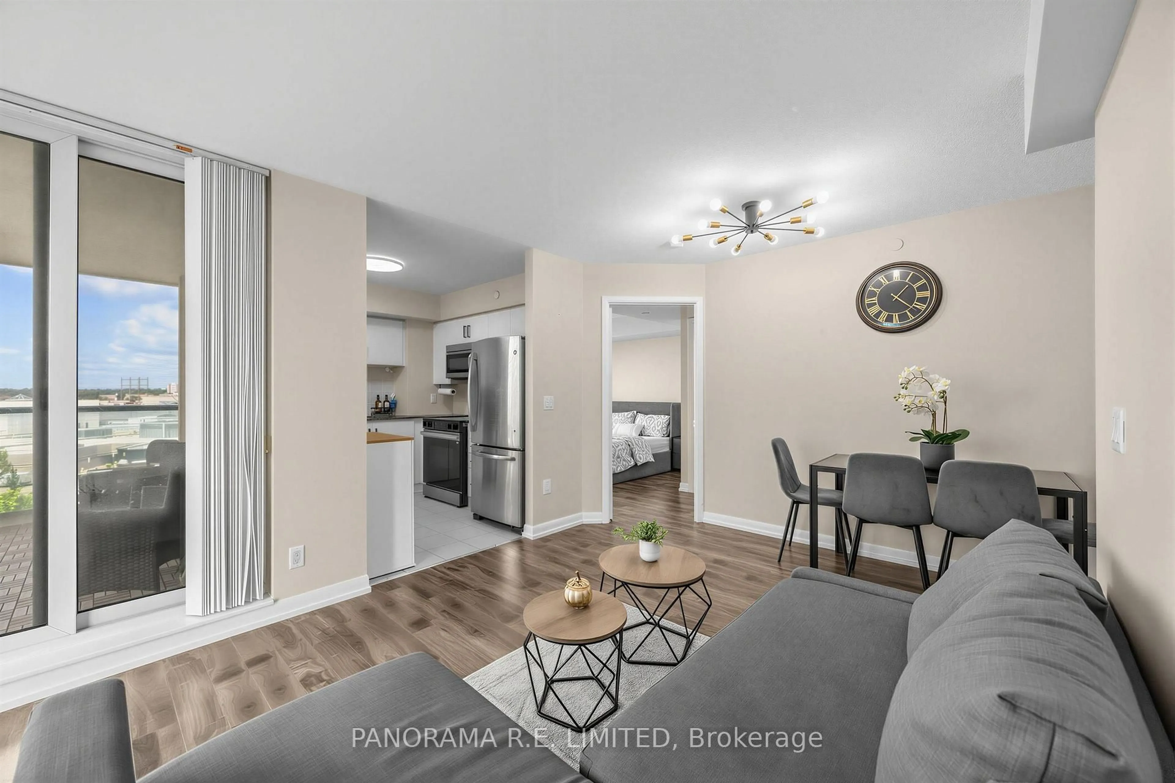 Living room with furniture, unknown for 215 Sherway Gardens Rd #807, Toronto Ontario M9C 0A4