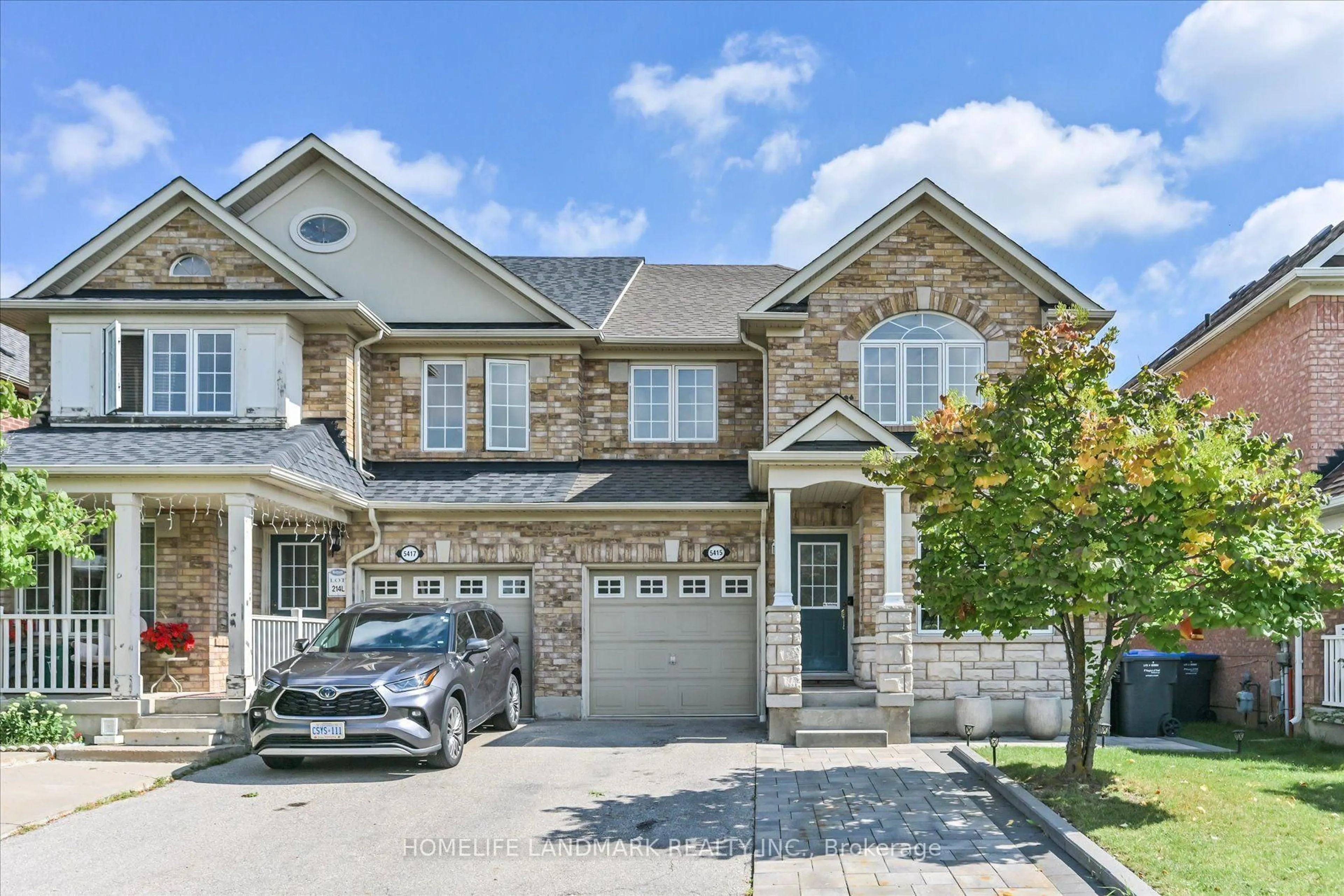 Home with brick exterior material, street for 5415 Rochelle Way, Mississauga Ontario L5N 7Y2