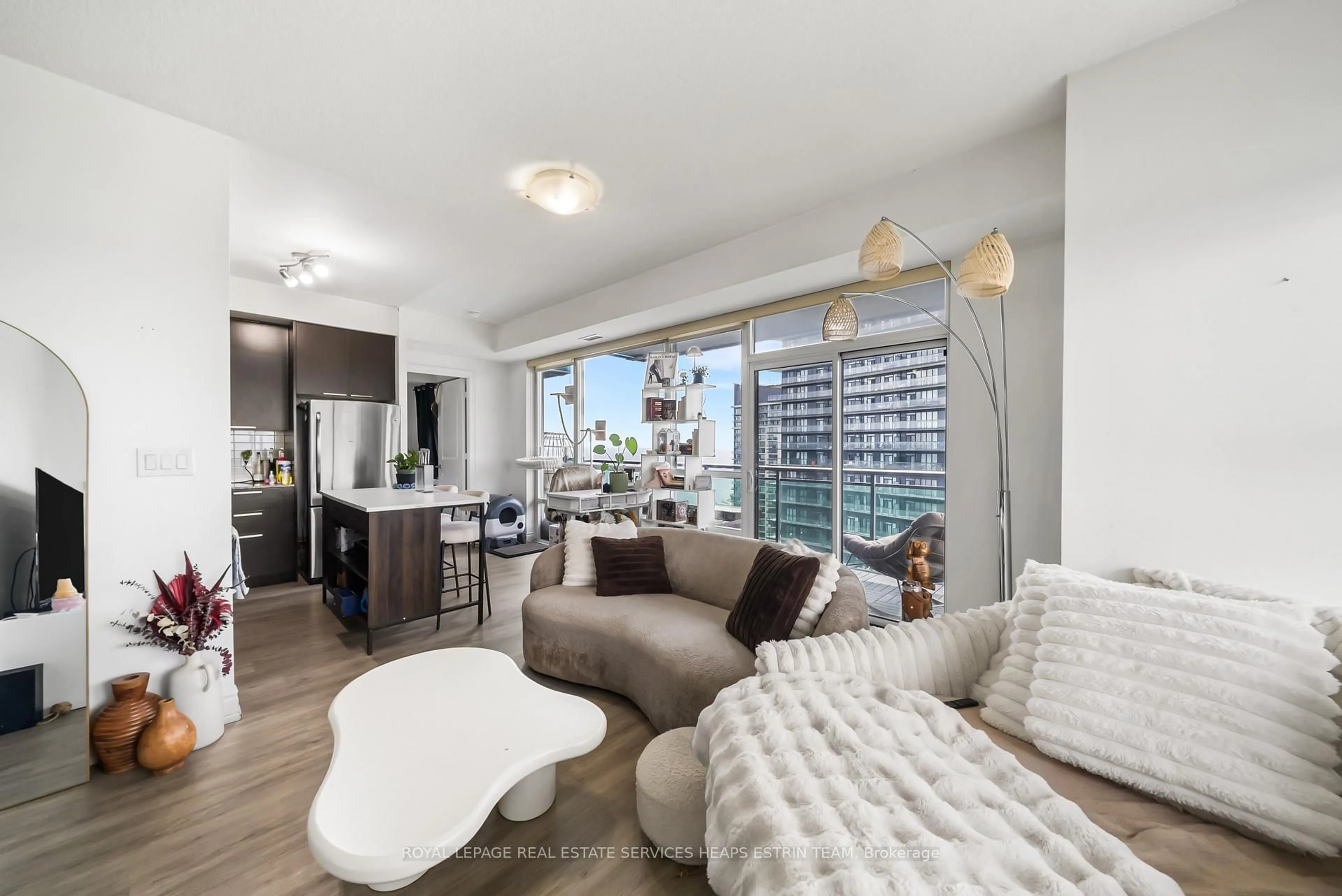 Living room with furniture, unknown for 16 Brookers Lane #3301, Toronto Ontario M8V 0A5