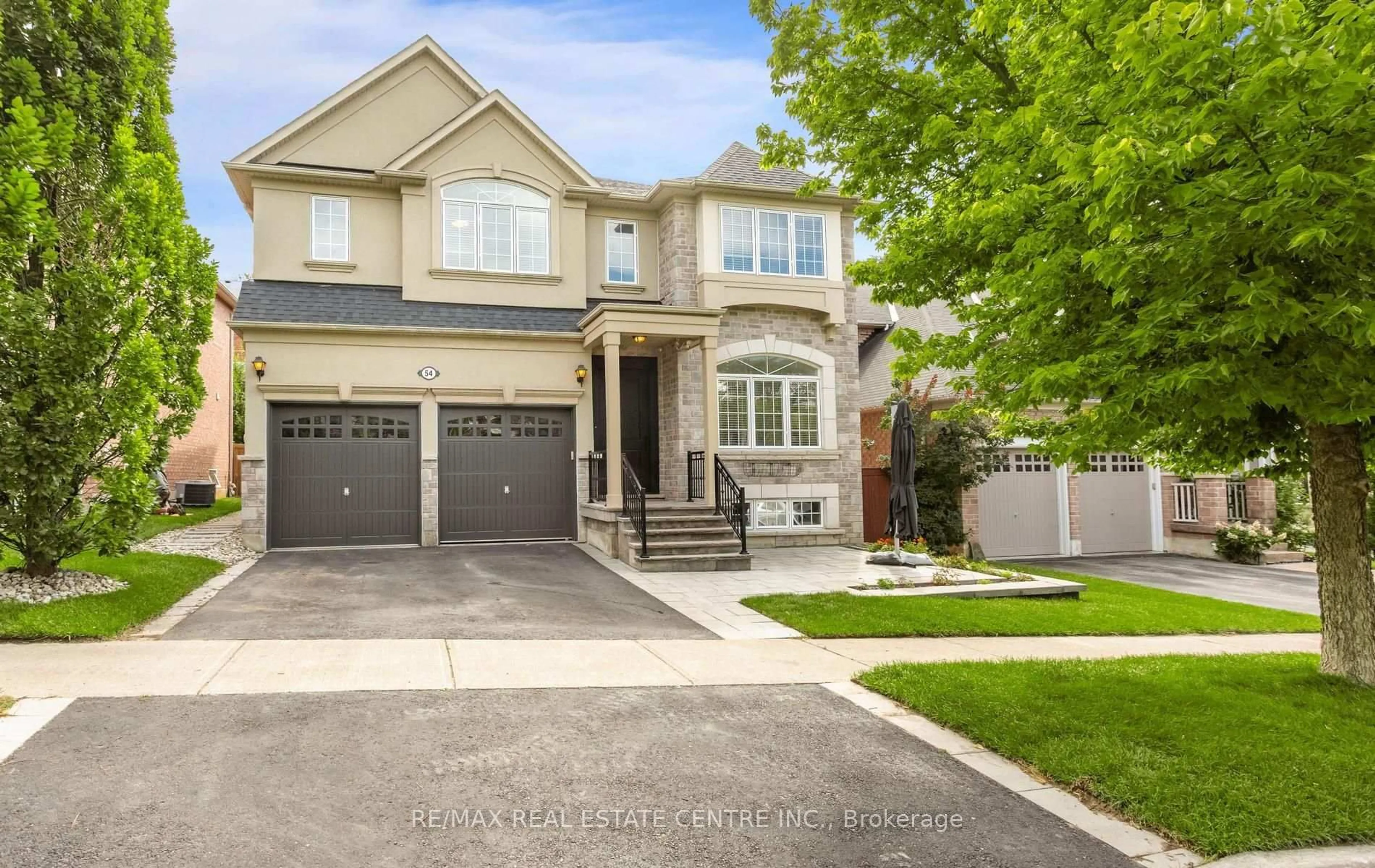 Home with brick exterior material, street for 54 Apple Blossom Cres, Halton Hills Ontario L7G 6L5