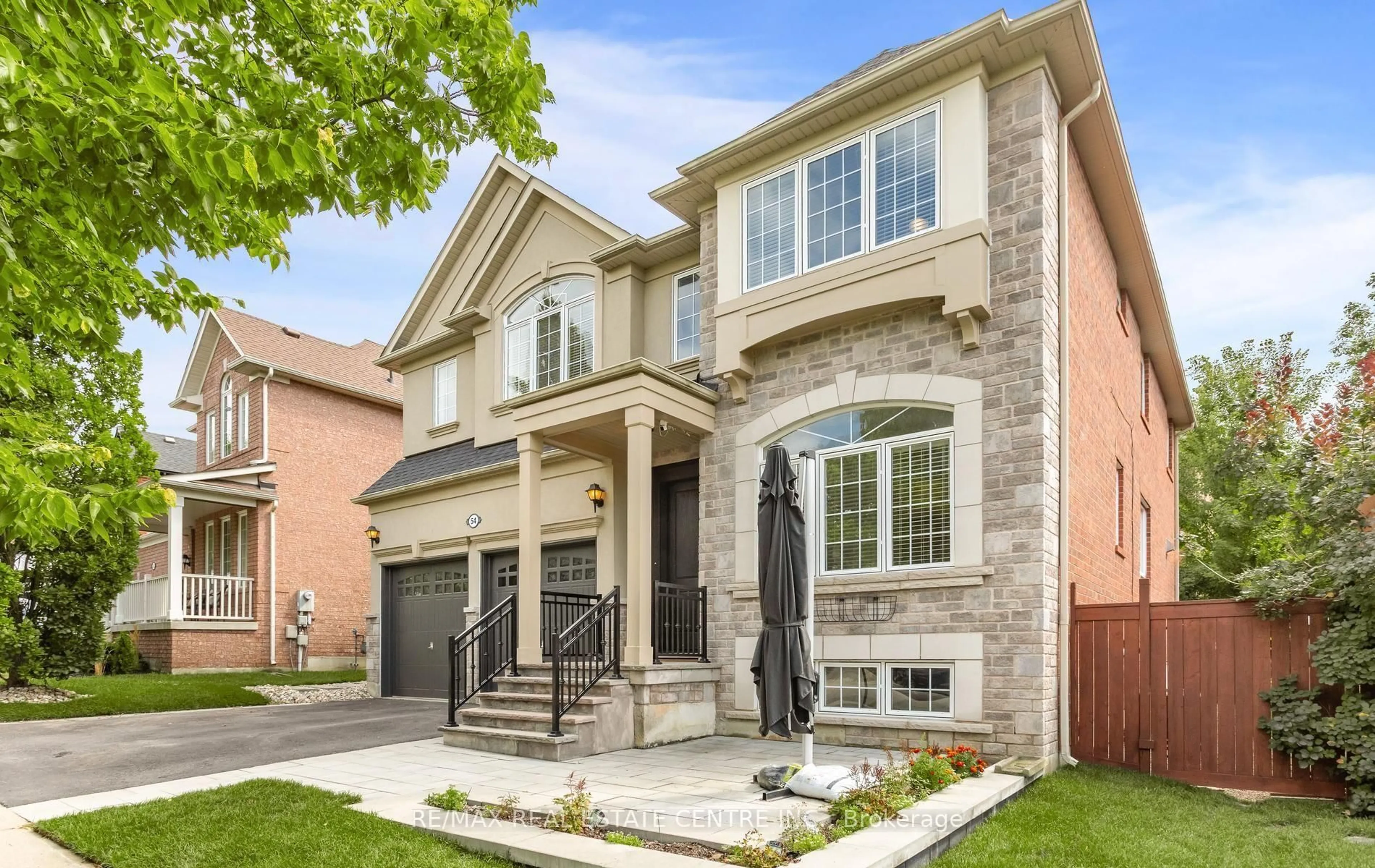 Home with brick exterior material, street for 54 Apple Blossom Cres, Halton Hills Ontario L7G 6L5