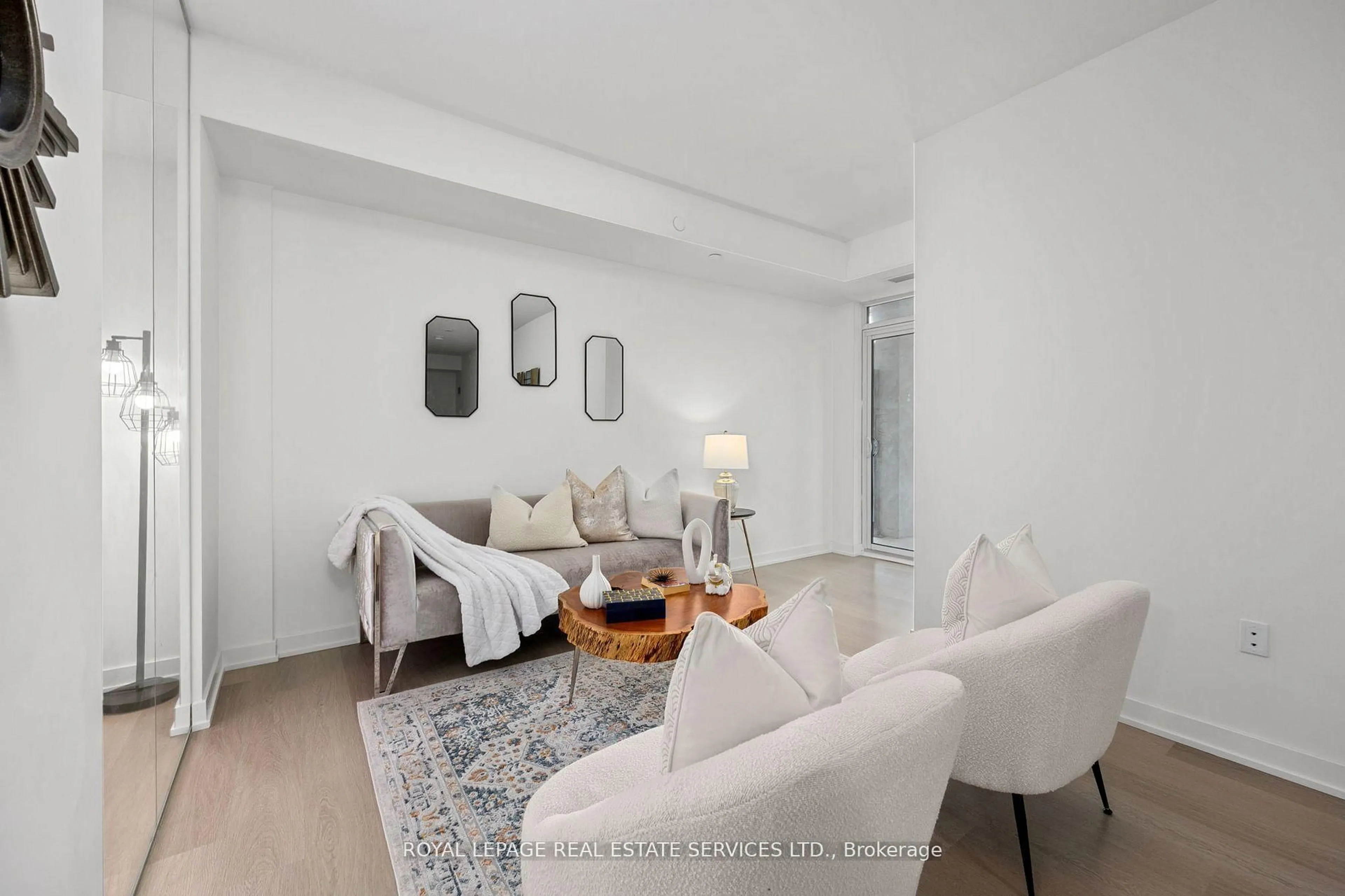 Living room with furniture, unknown for 859 The Queensway #608, Toronto Ontario M8Z 1N8