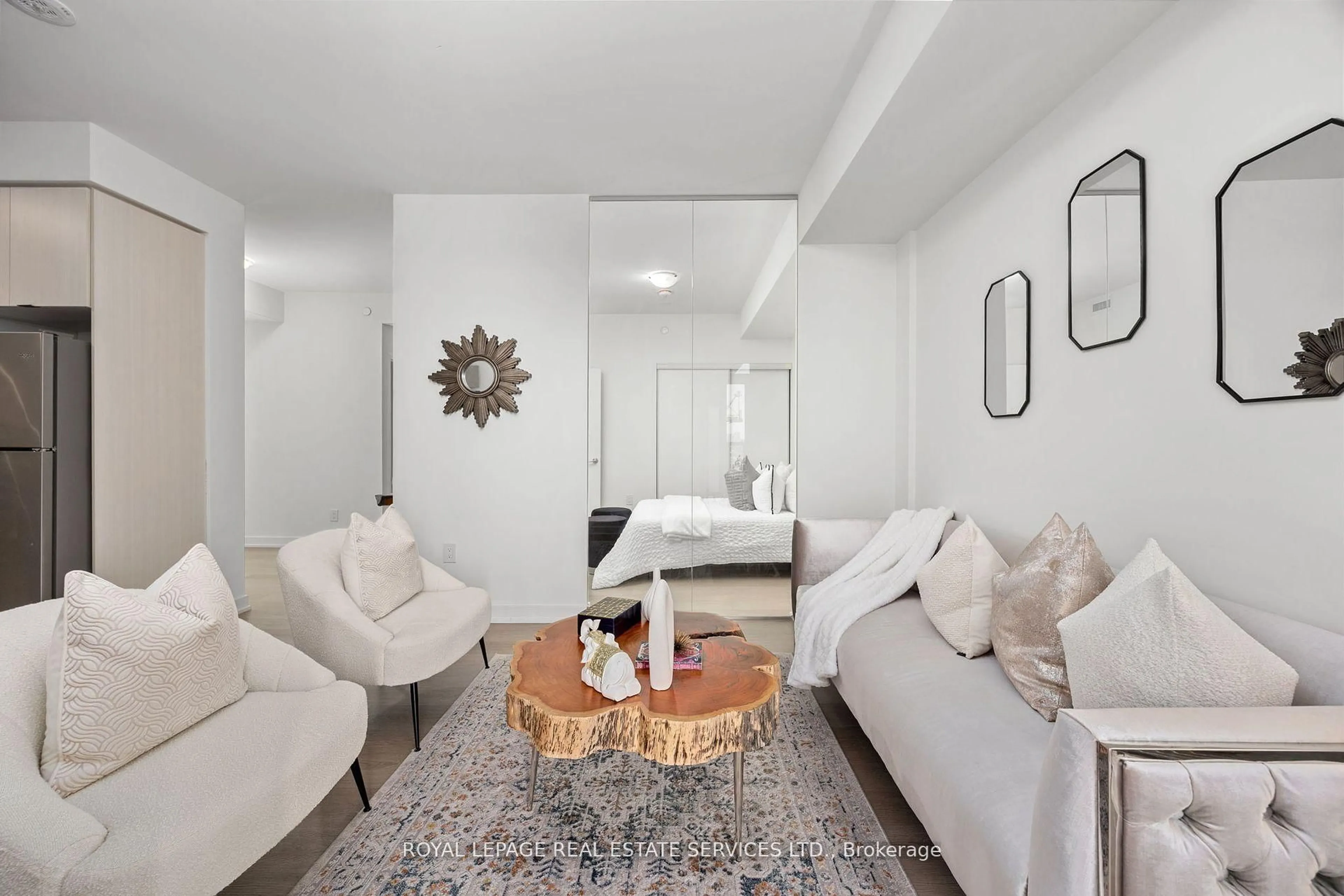 Living room with furniture, unknown for 859 The Queensway #608, Toronto Ontario M8Z 1N8