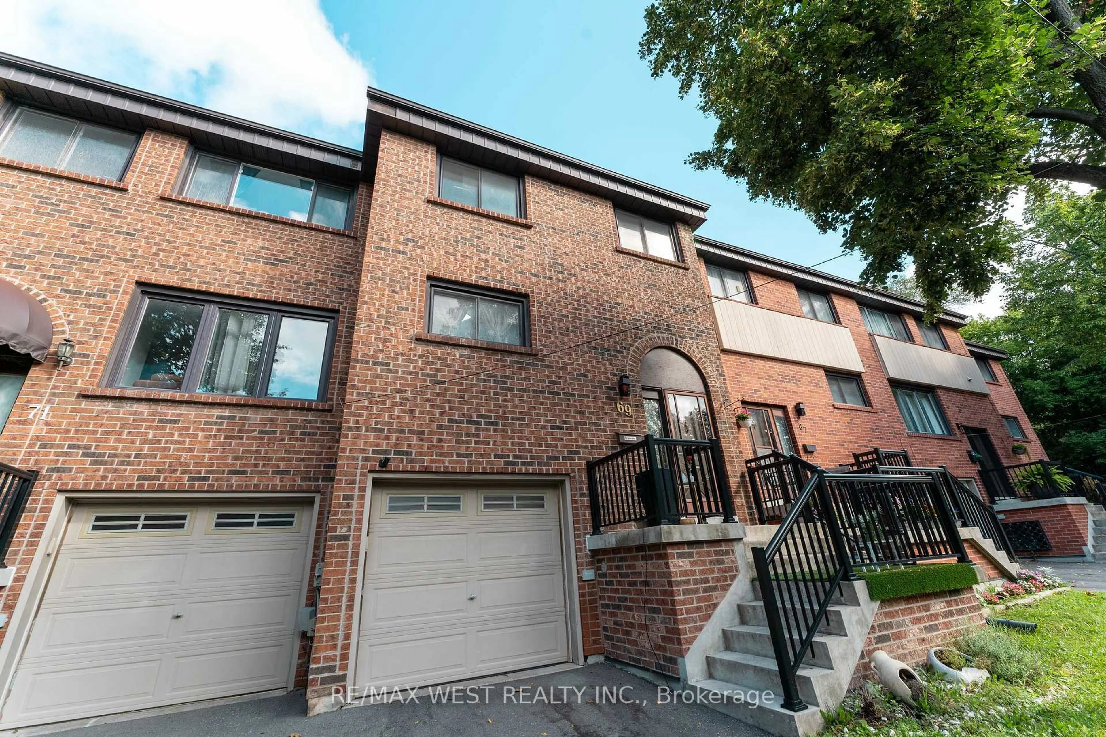 Home with brick exterior material, street for 69 Maple Branch Path #37, Toronto Ontario M9P 3T4