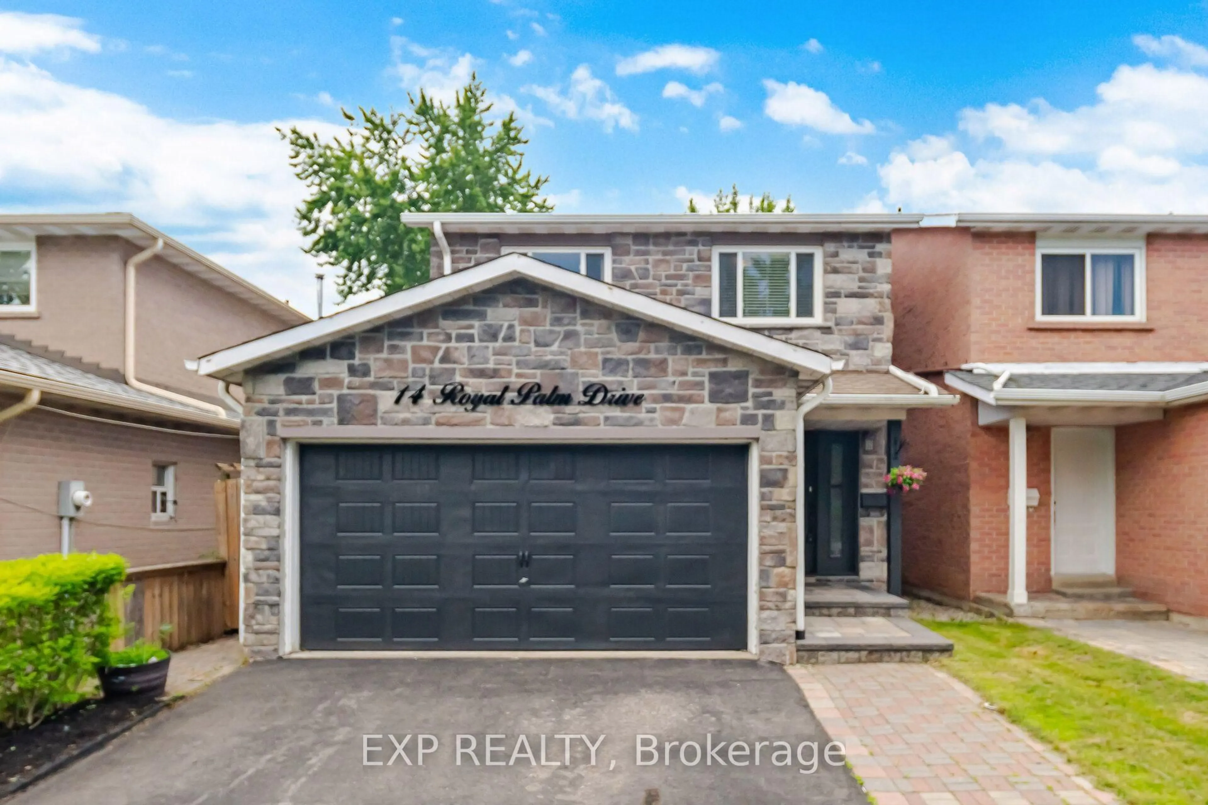 Home with brick exterior material, street for 14 Royal Palm Dr, Brampton Ontario L6Z 1P5