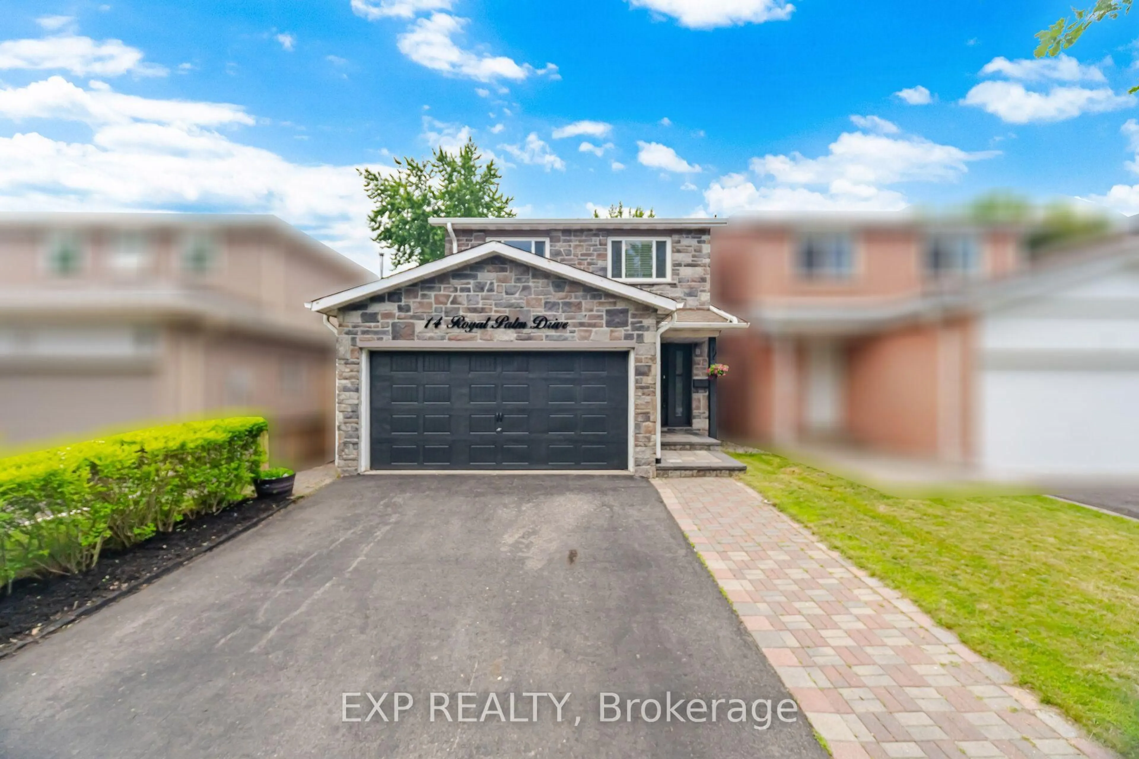 Home with brick exterior material, street for 14 Royal Palm Dr, Brampton Ontario L6Z 1P5