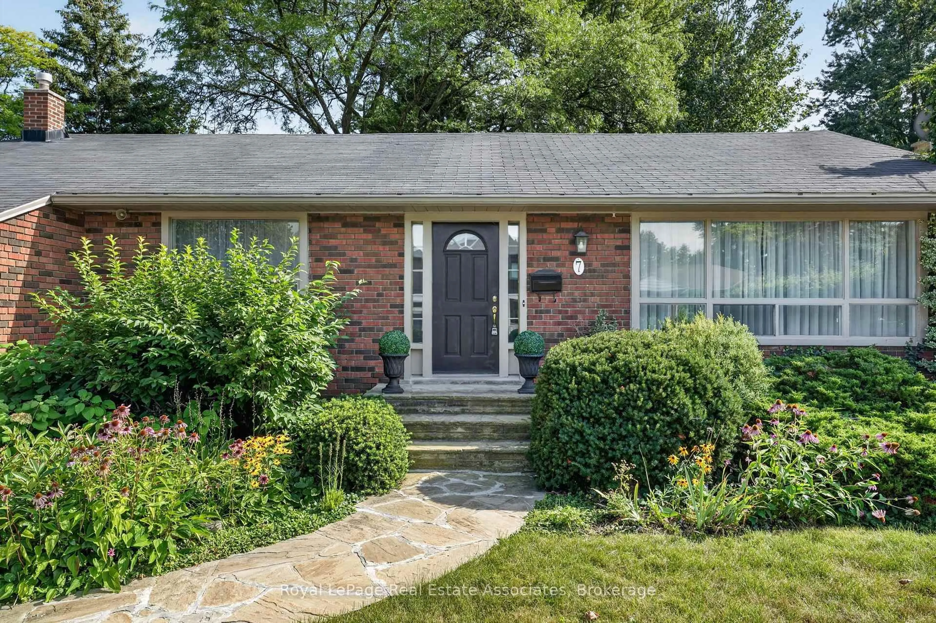 Home with brick exterior material, street for 7 Greening Cres, Toronto Ontario M9A 1N9