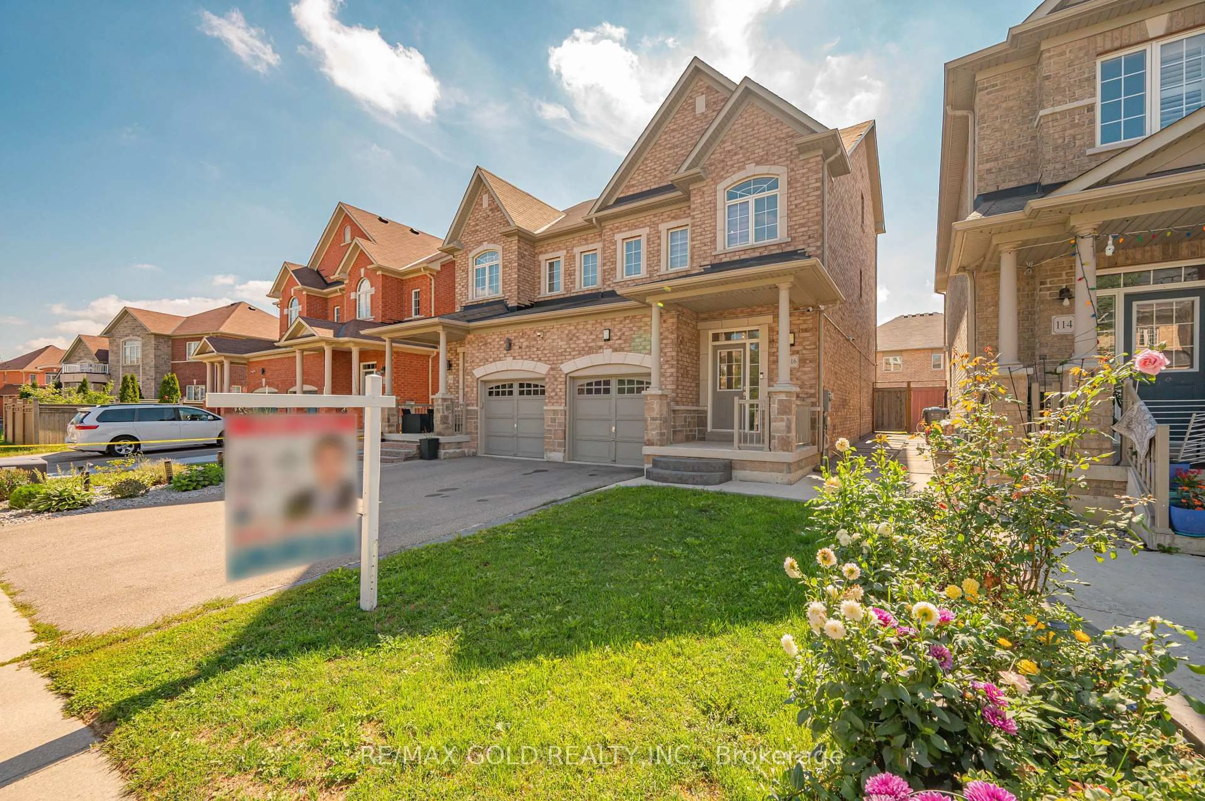 Home with brick exterior material, street for 116 Lesabre Cres, Brampton Ontario L6P 0W4