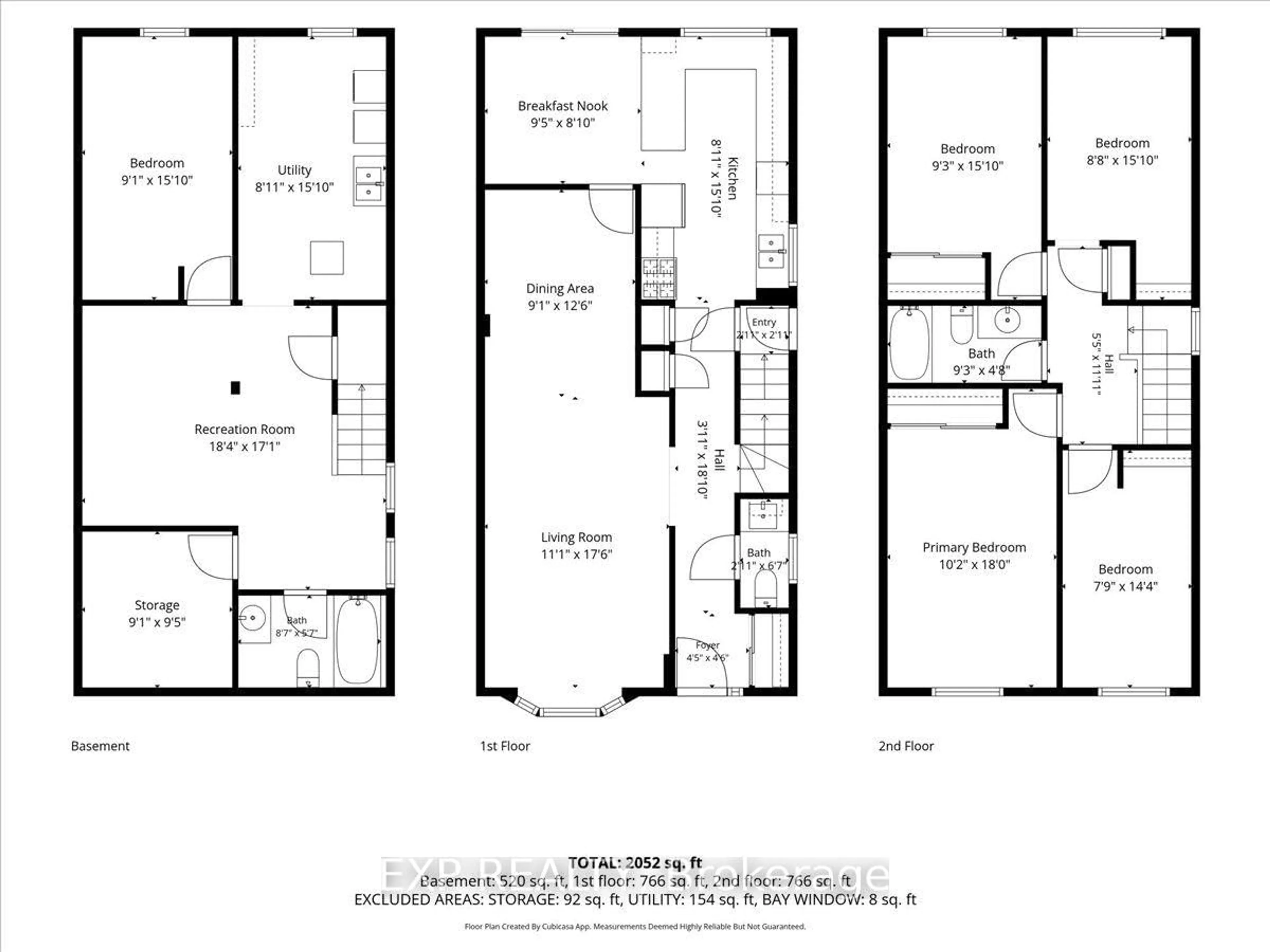 Floor plan for 3313 Acala Cres, Mississauga Ontario L5A 3E4