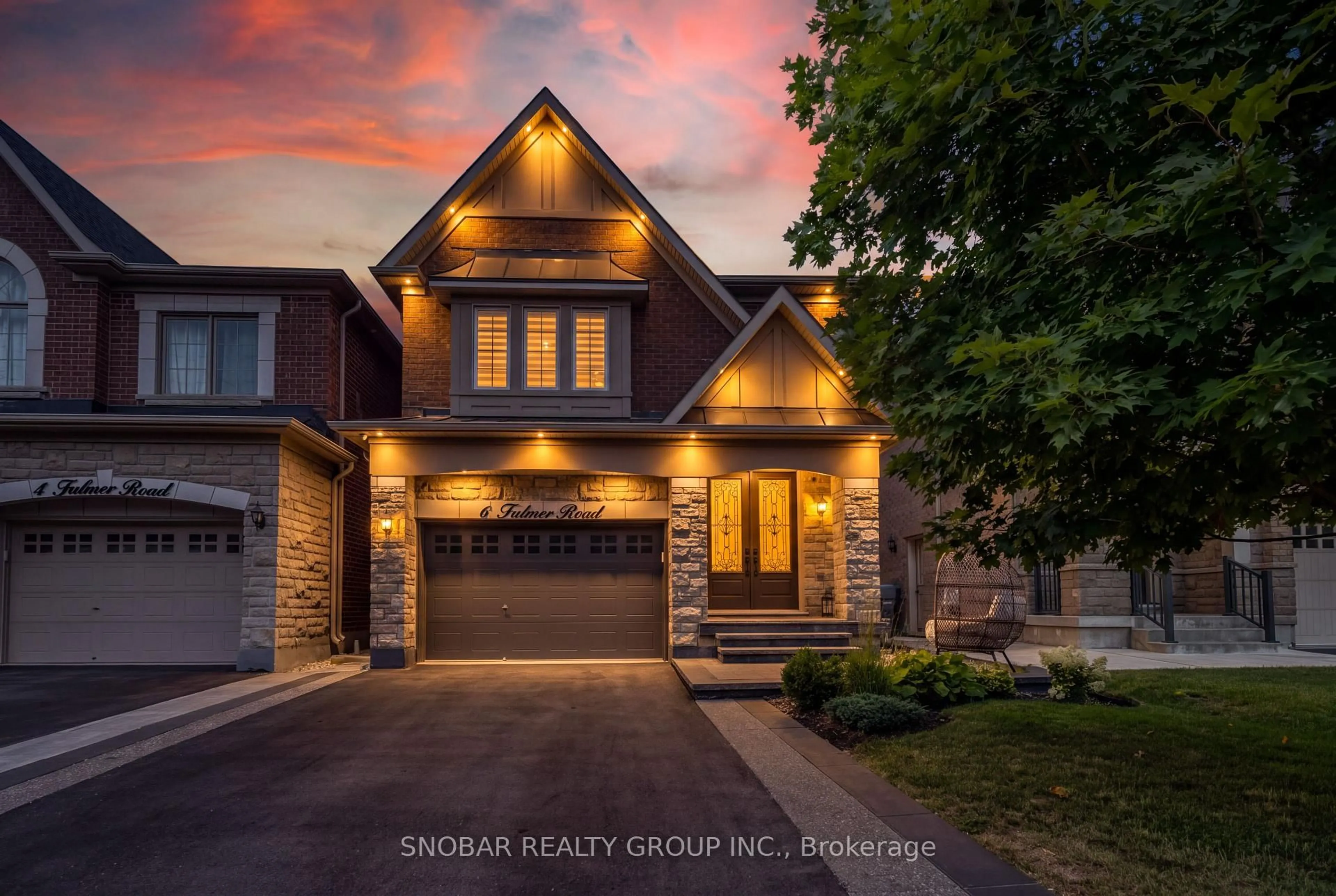 Home with brick exterior material, street for 6 Fulmer Rd, Brampton Ontario L7A 4L9