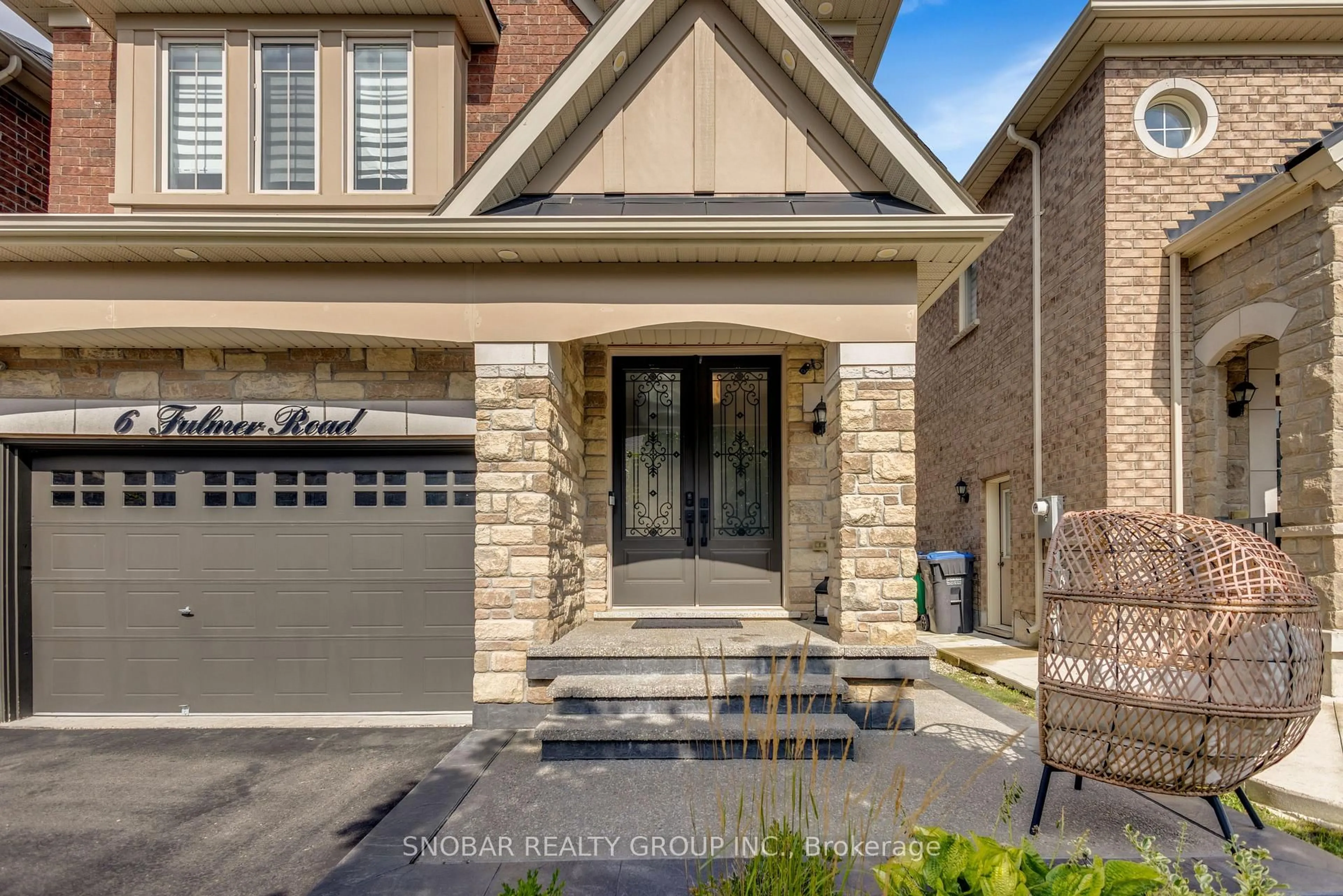 Home with brick exterior material, street for 6 Fulmer Rd, Brampton Ontario L7A 4L9