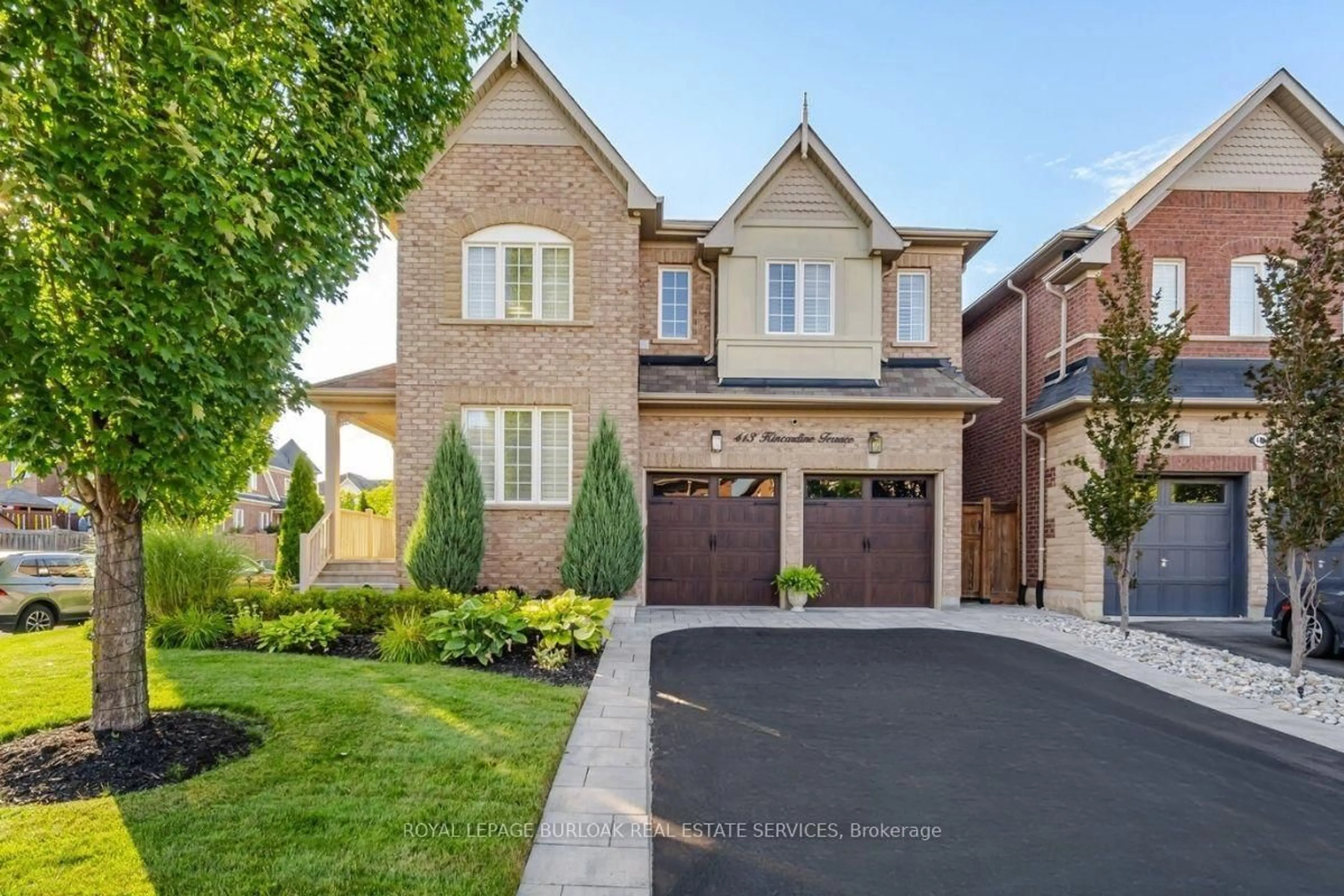 Home with brick exterior material, street for 413 Kincardine Terr, Milton Ontario L9T 8E9