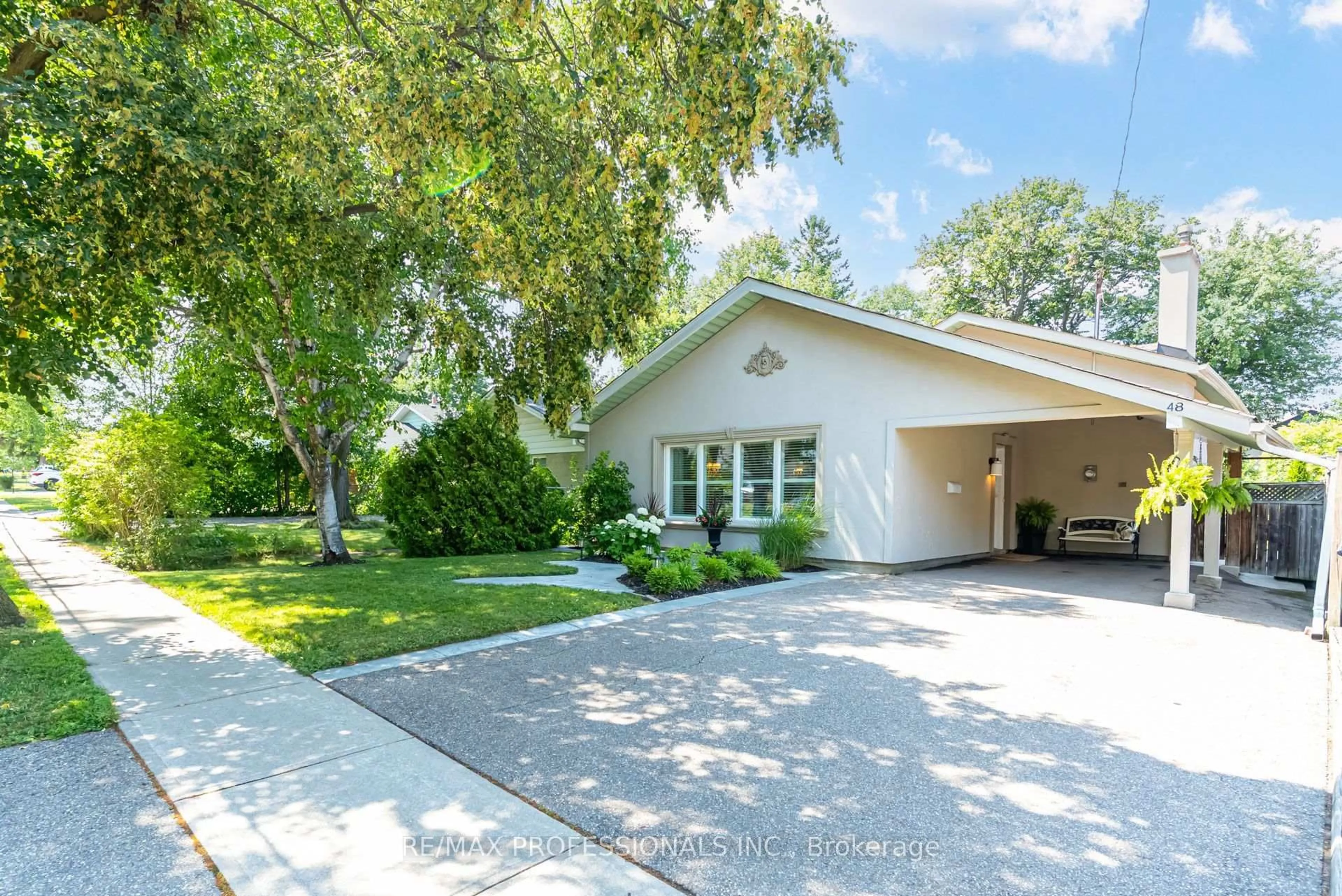 Home with vinyl exterior material, street for 48 Genthorn Ave, Toronto Ontario M9W 2S9