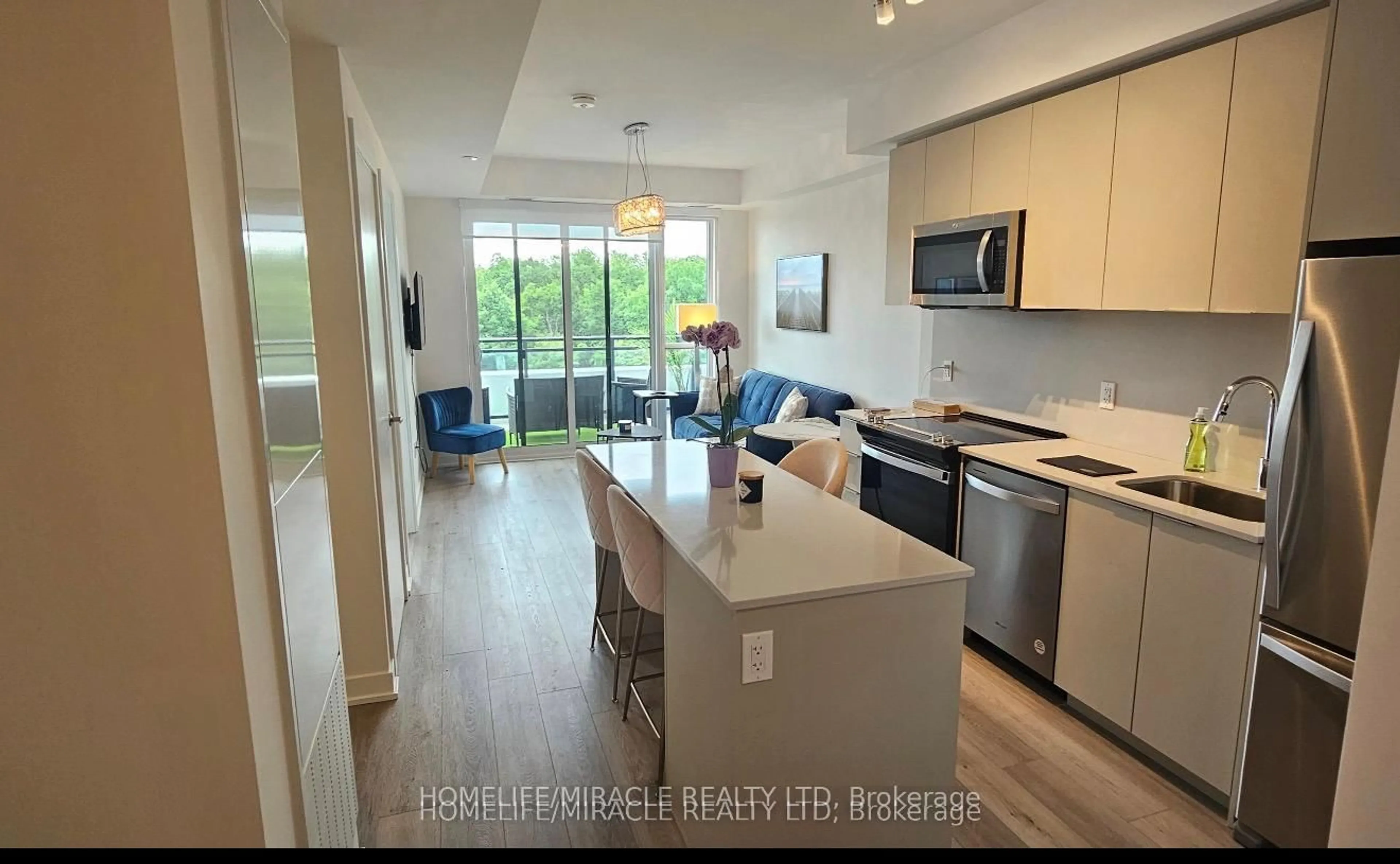 Open concept kitchen, unknown for 770 Whitlock Ave #408, Milton Ontario L9E 2B2