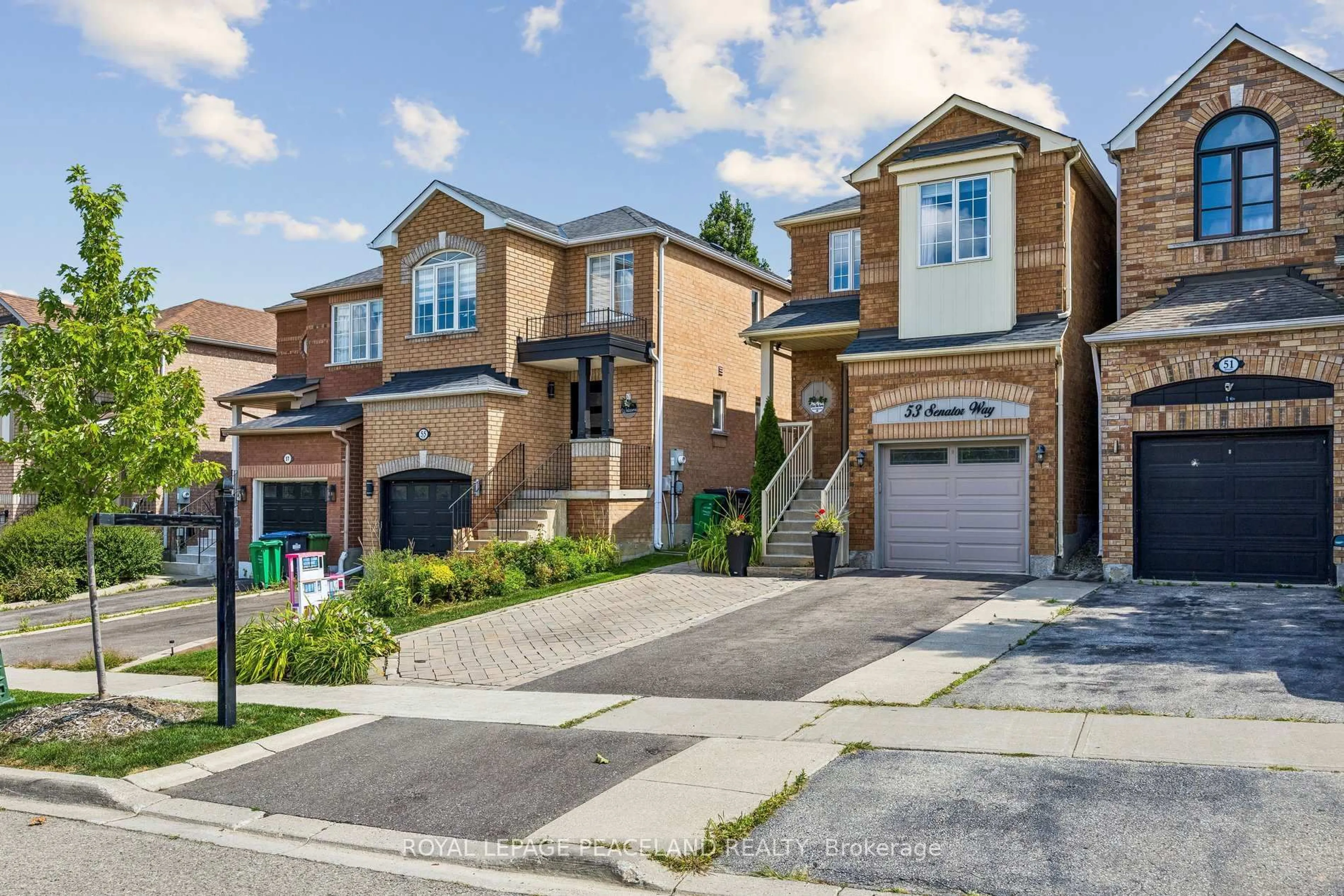 Home with brick exterior material, street for 53 Senator Way, Caledon Ontario L7E 2R9