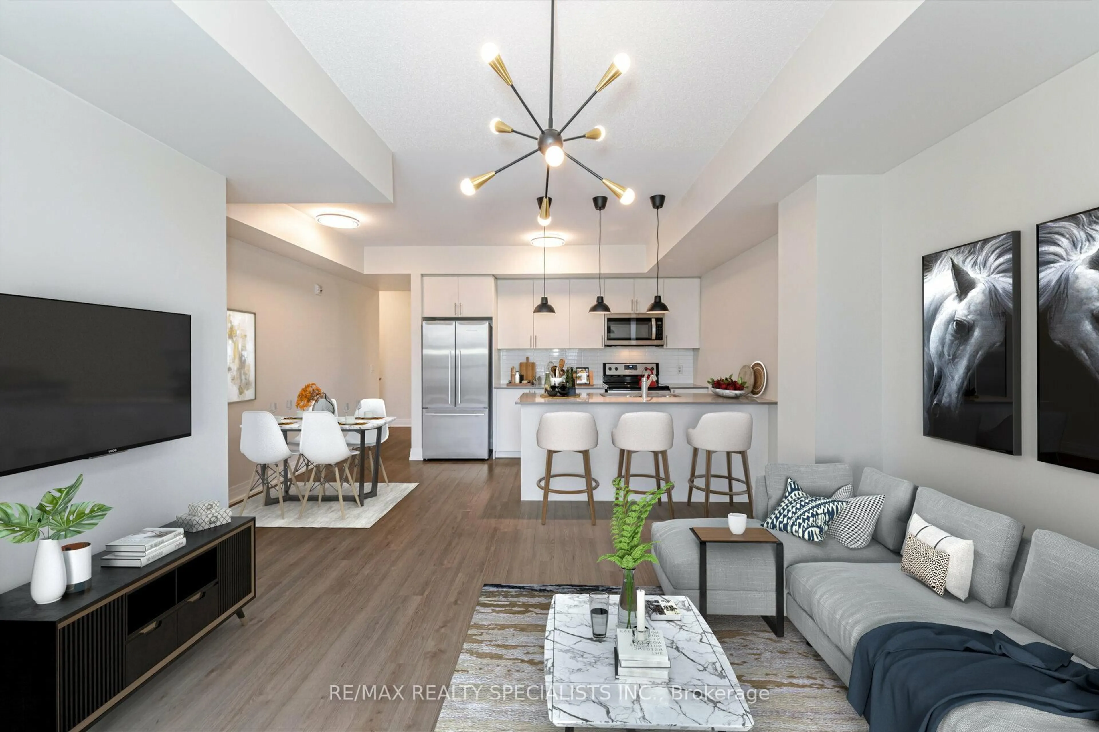 Open concept kitchen, unknown for 1208 Main St #103, Milton Ontario L9T 9K7