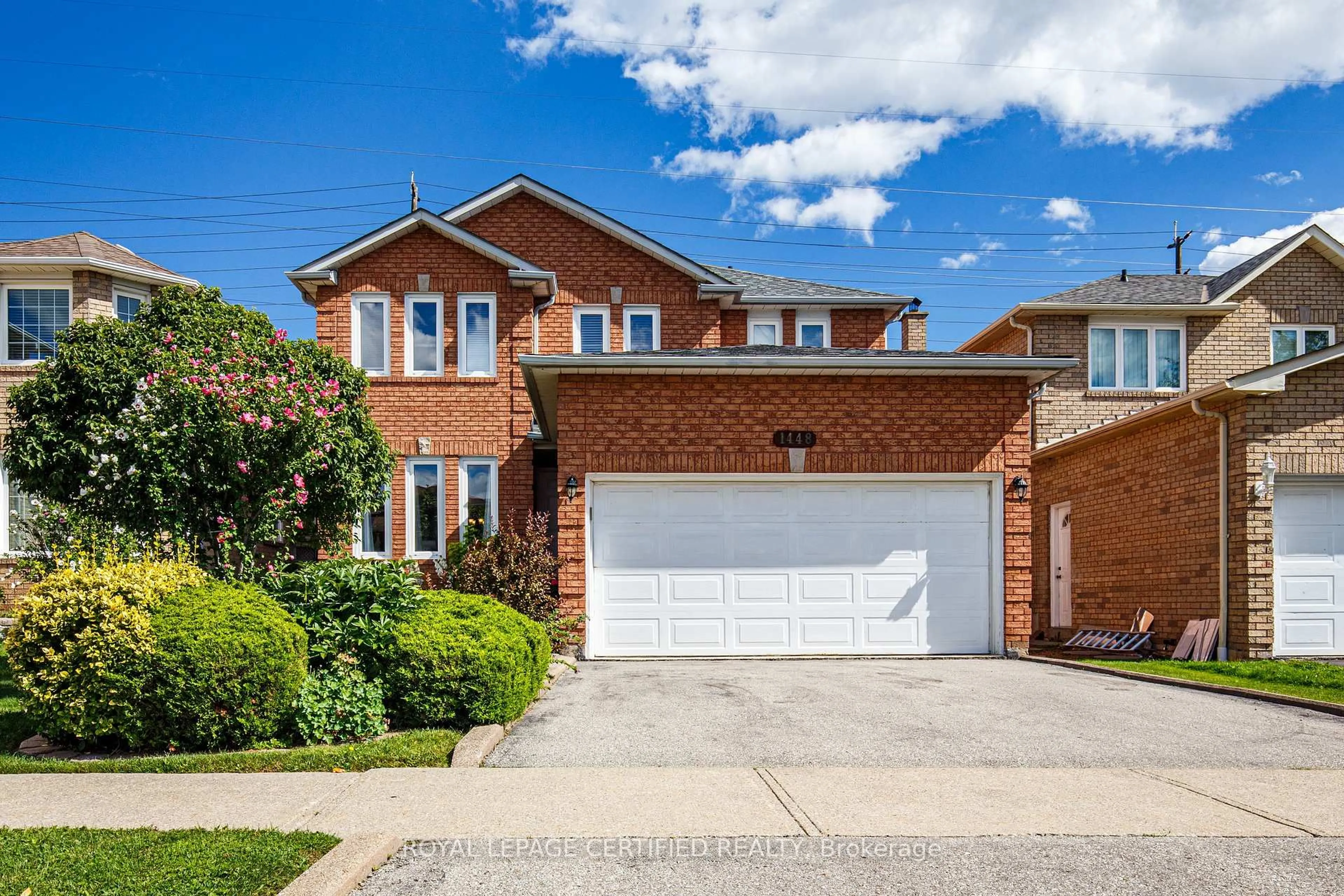 Home with brick exterior material, street for 1448 Rose Haven Rd, Mississauga Ontario L5V 1H1