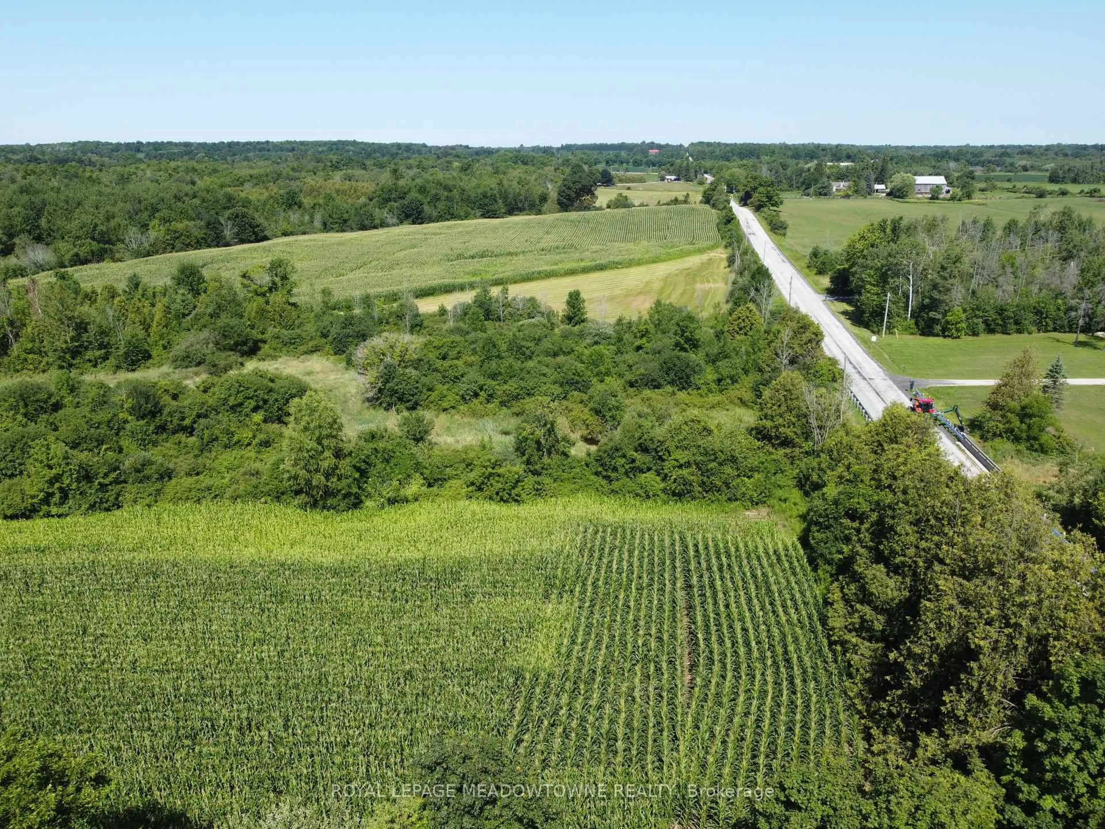 A pic from outside/outdoor area/front of a property/back of a property/a pic from drone, forest/trees view for 11080 First Line Nassagaweya, Milton Ontario L0P 1J0