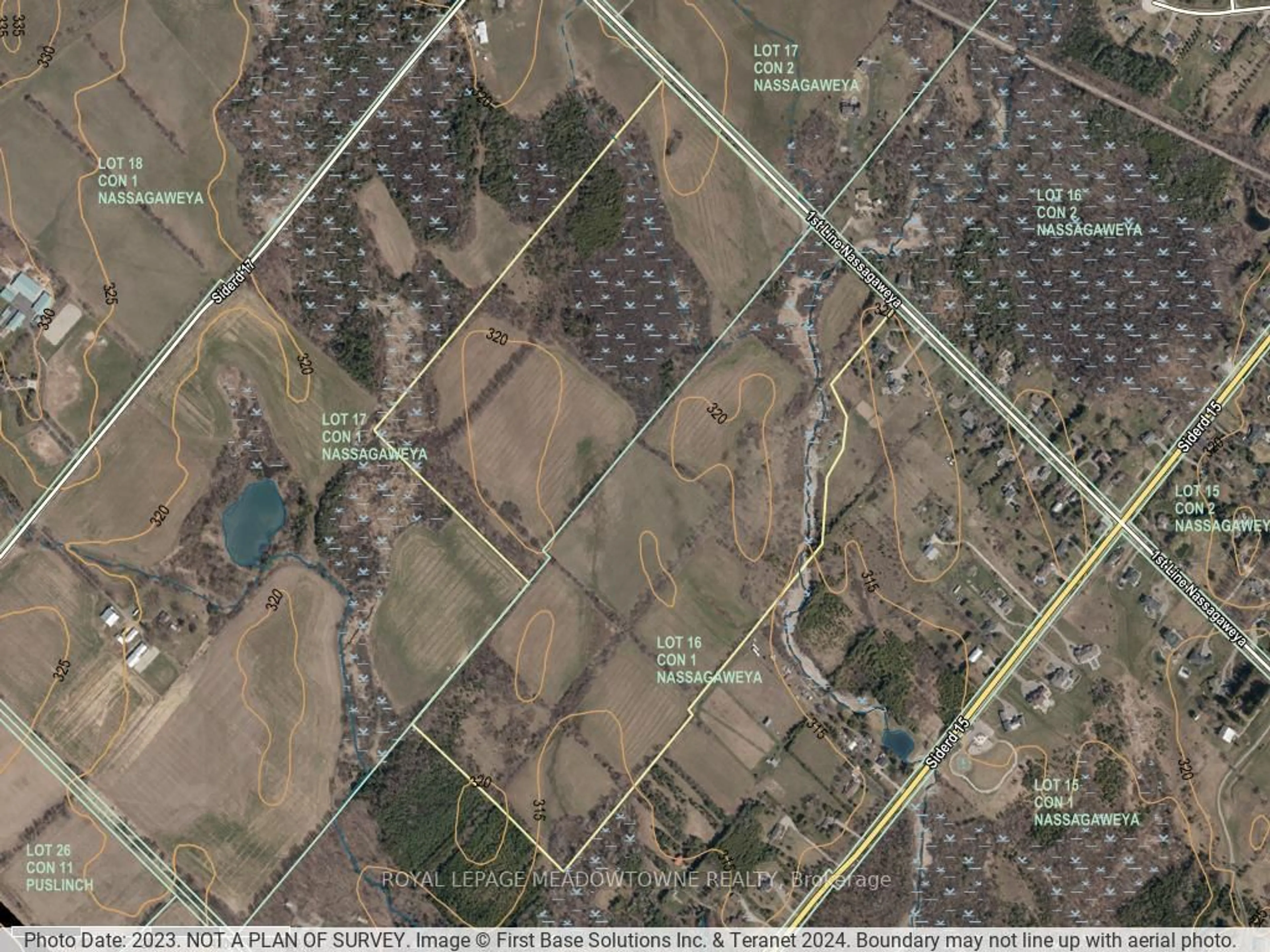 Picture of a map for 11080 First Line Nassagaweya, Milton Ontario L0P 1J0