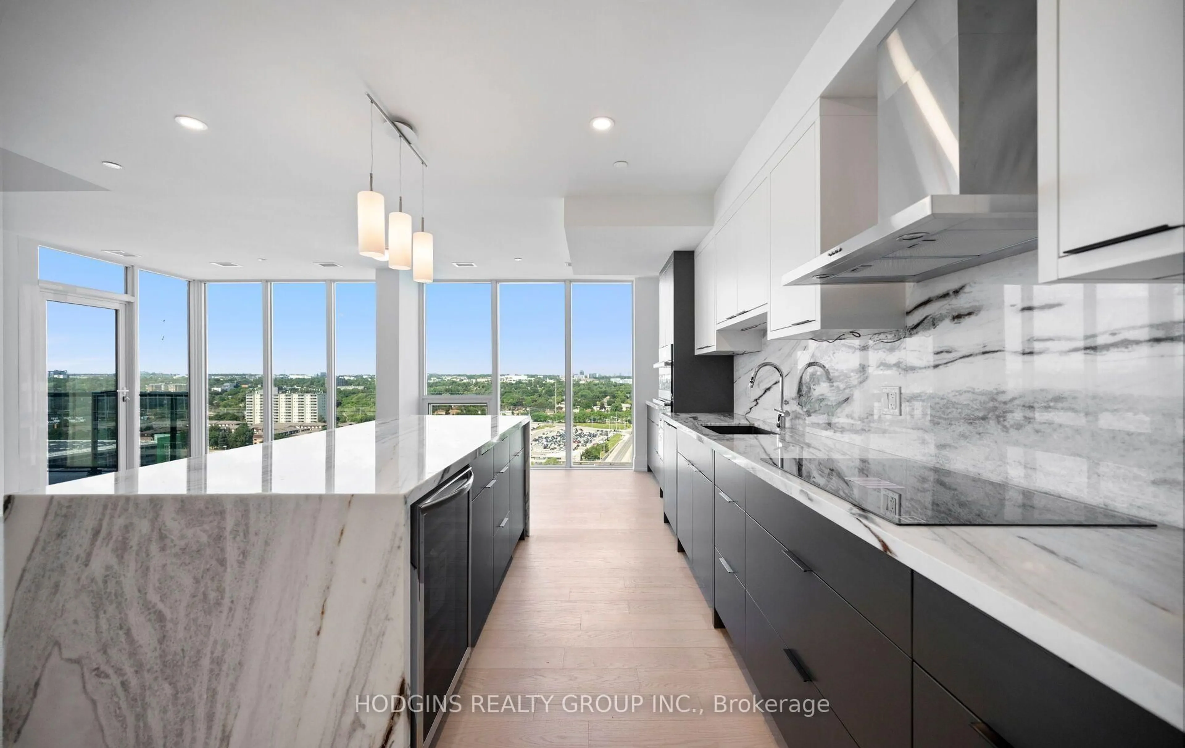 Contemporary kitchen, ceramic/tile floor for 1035 Southdown Rd #UPH 2008, Mississauga Ontario L5J 0A2