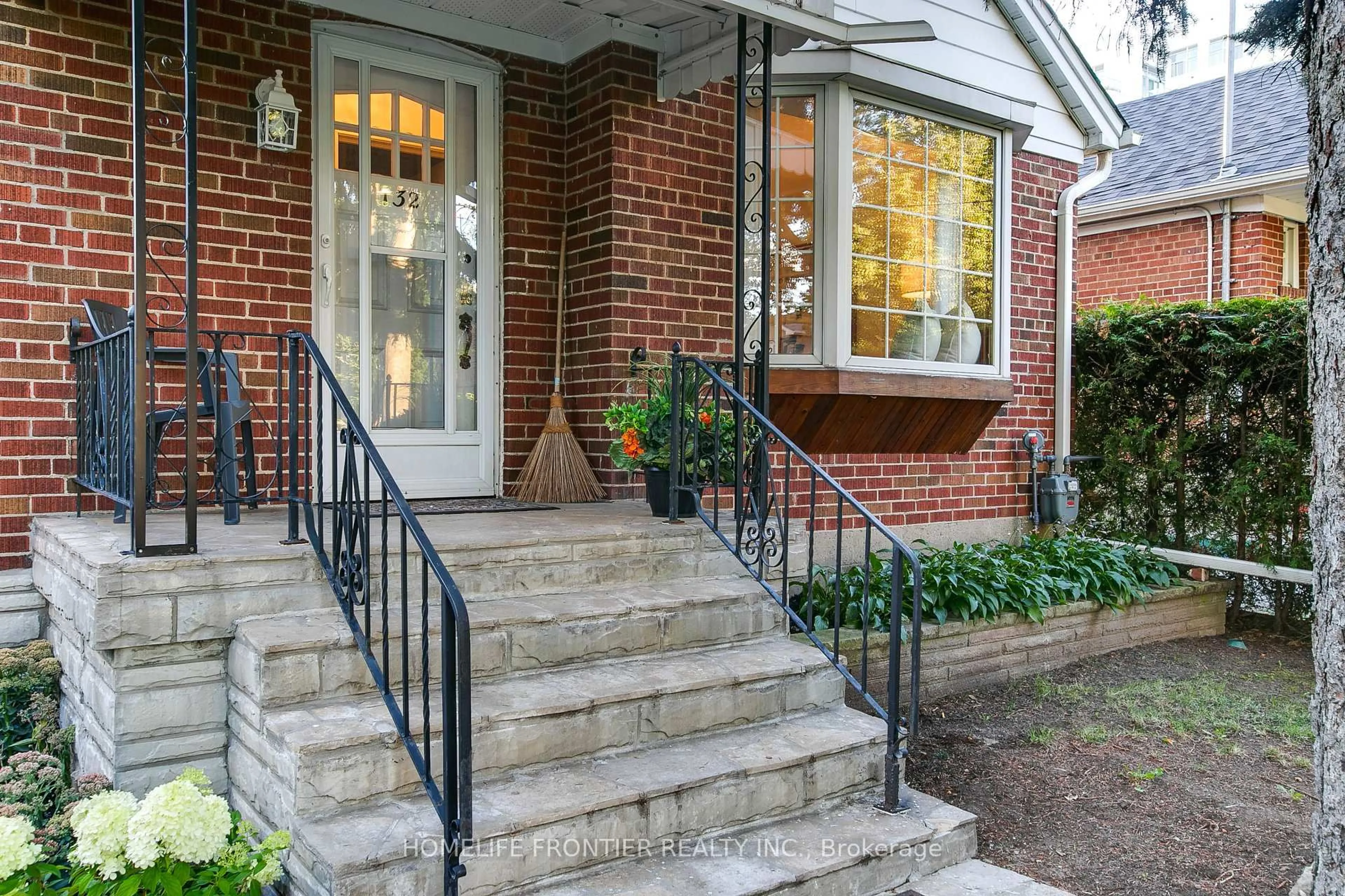 Home with brick exterior material, street for 132 Wesley St, Toronto Ontario M8Y 2X1