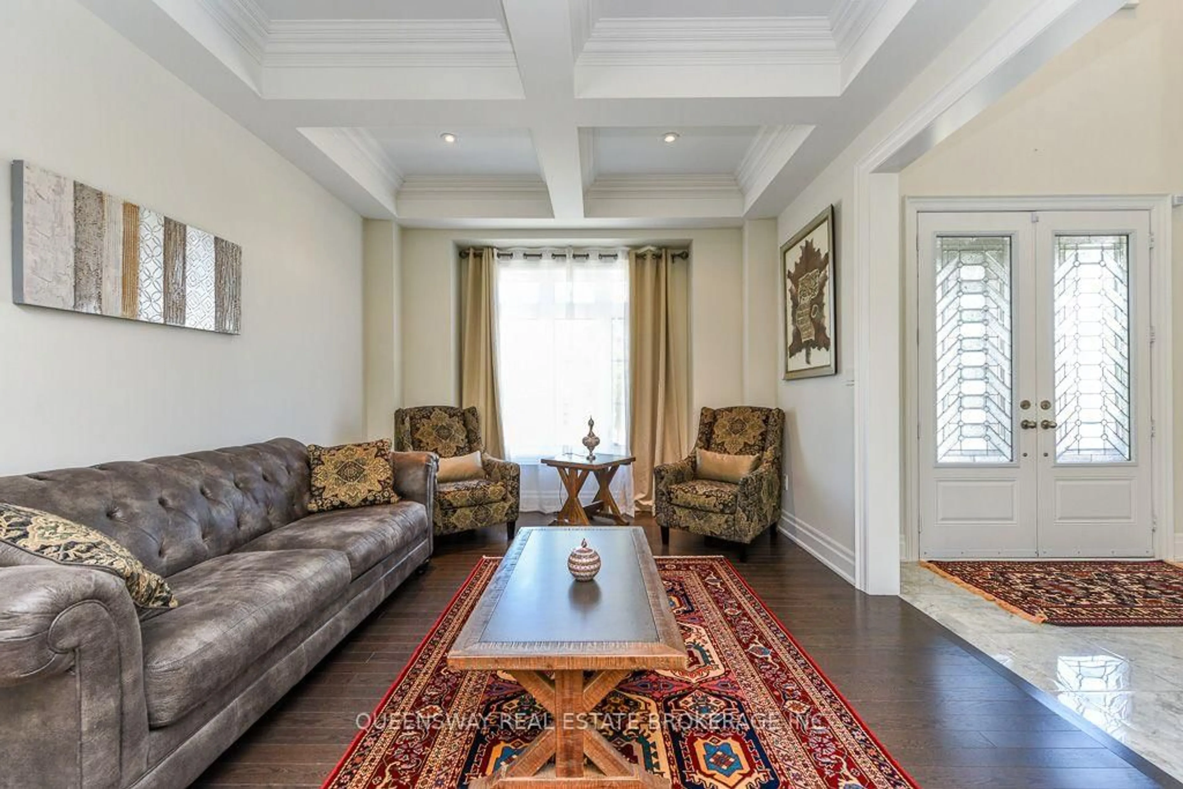 Living room with furniture, unknown for 12 Love Crt, Brampton Ontario L6P 4H6