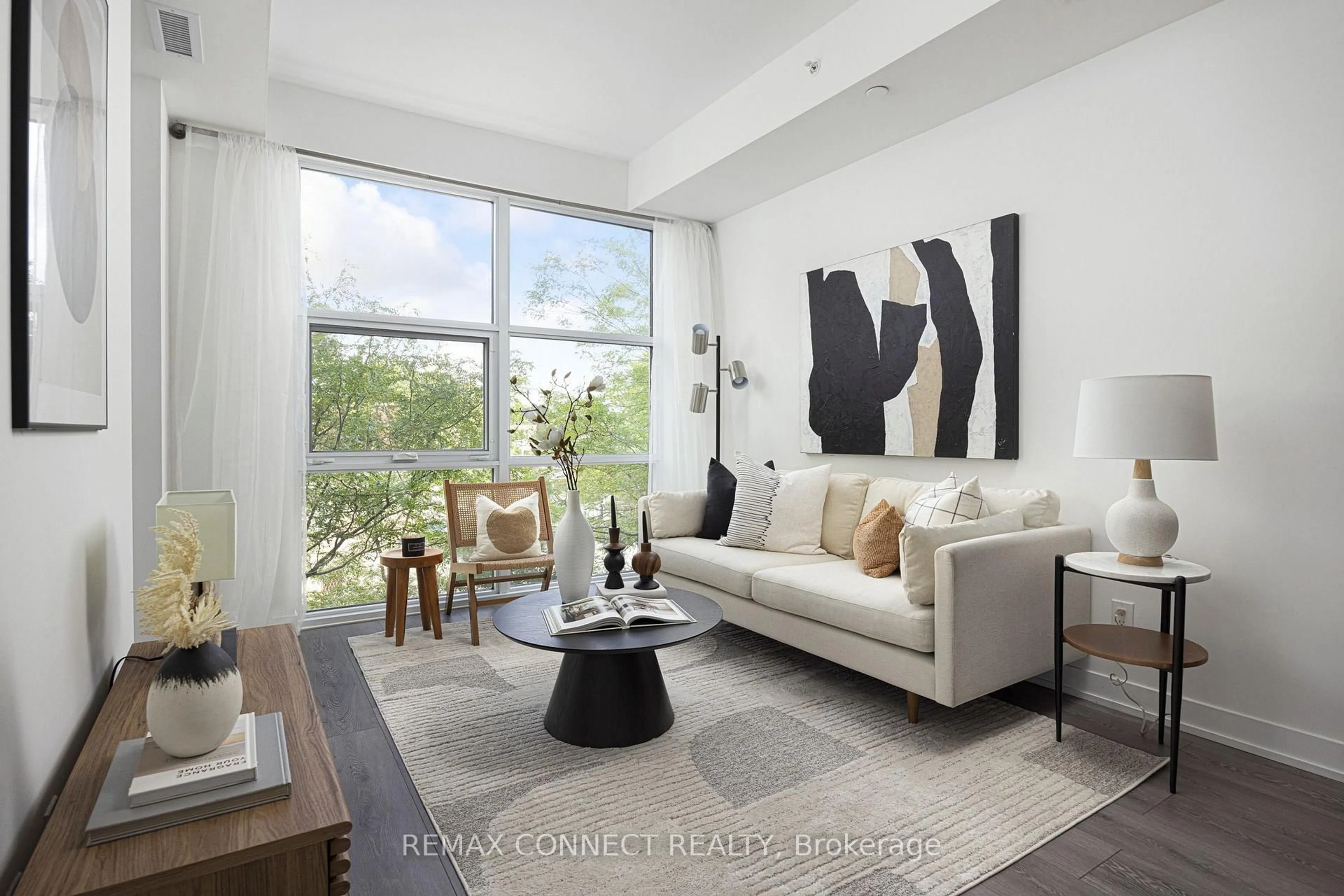 Living room with furniture, unknown for 1787 St Clair Ave #321, Toronto Ontario M6N 0B7