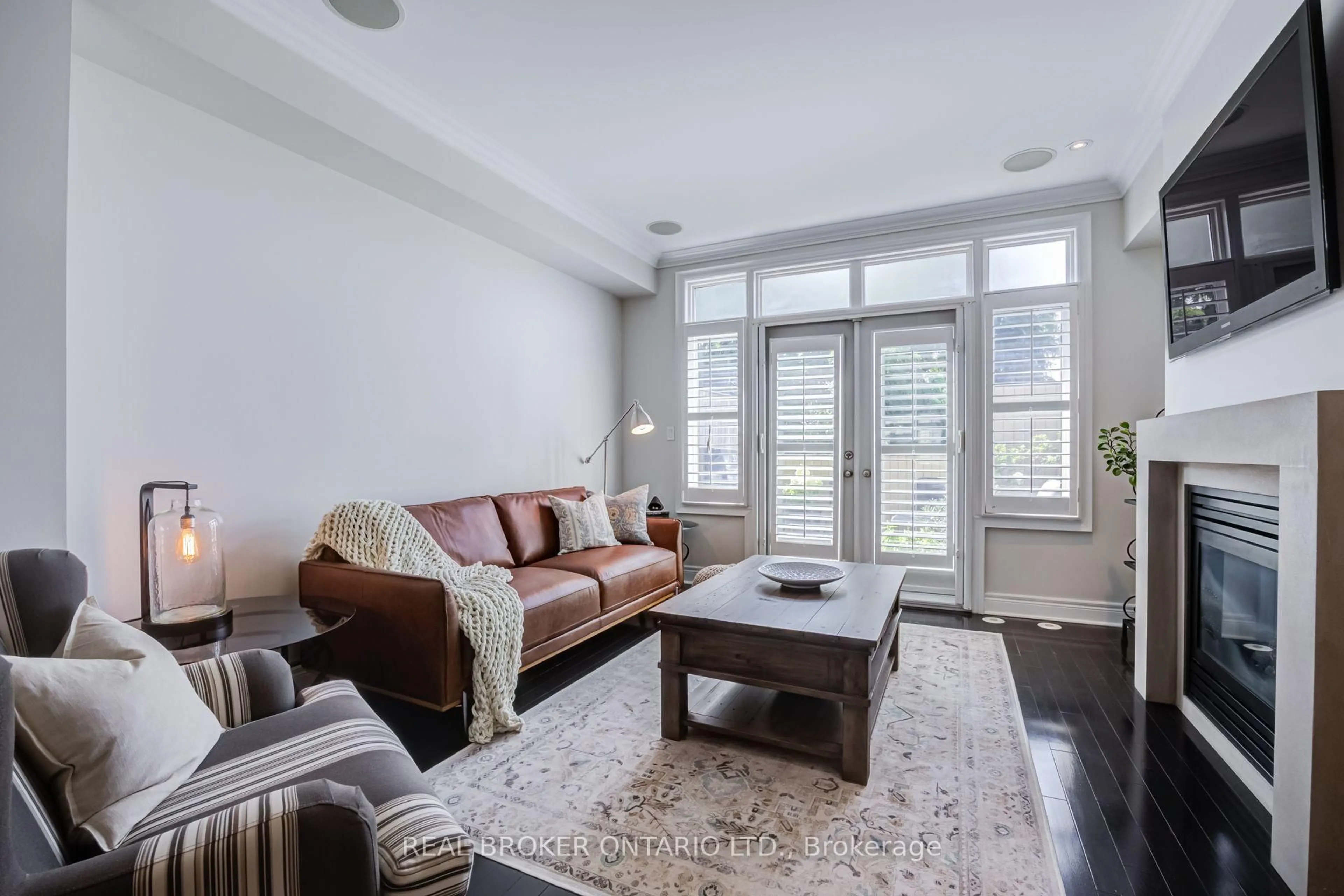Living room with furniture, unknown for 39 Ruby Lang Lane, Toronto Ontario M8Z 0B8