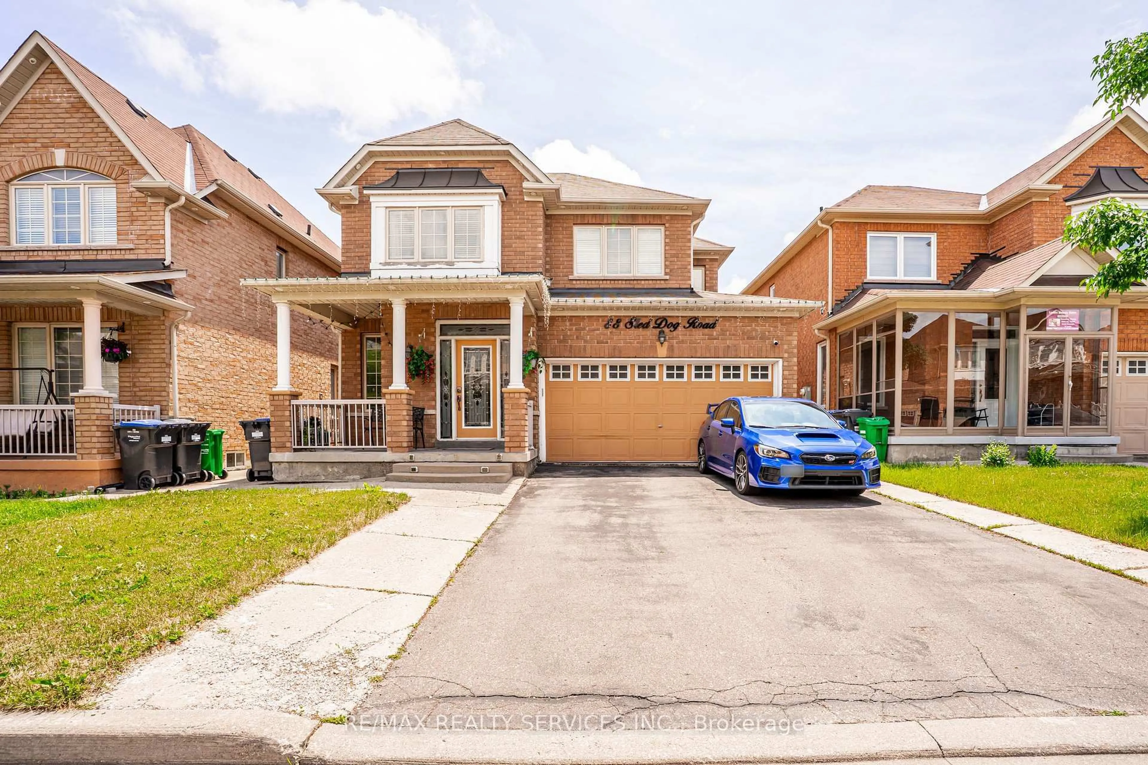 Home with brick exterior material, street for 88 Sled Dog Rd, Brampton Ontario L6R 0J4