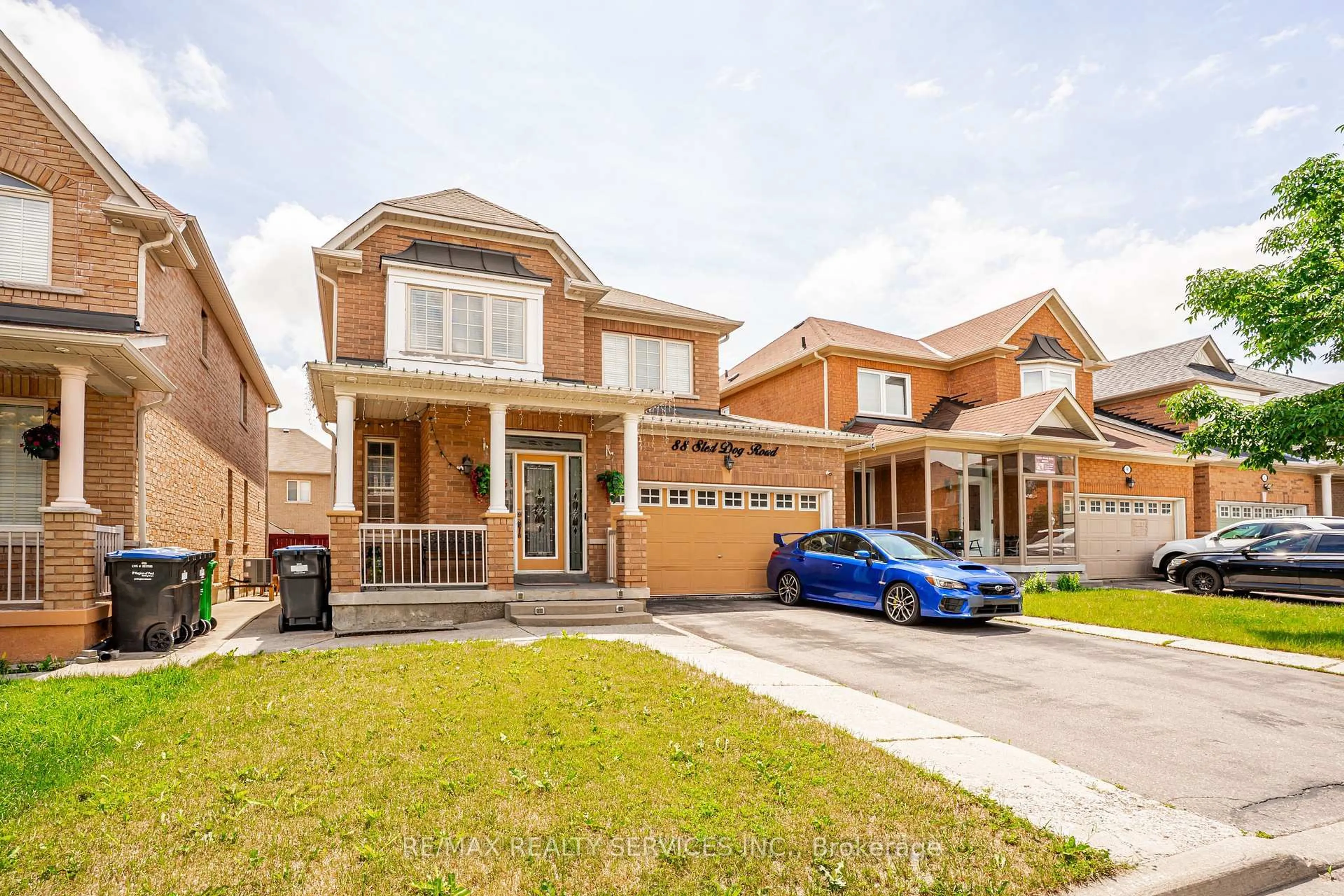 Home with brick exterior material, street for 88 Sled Dog Rd, Brampton Ontario L6R 0J4