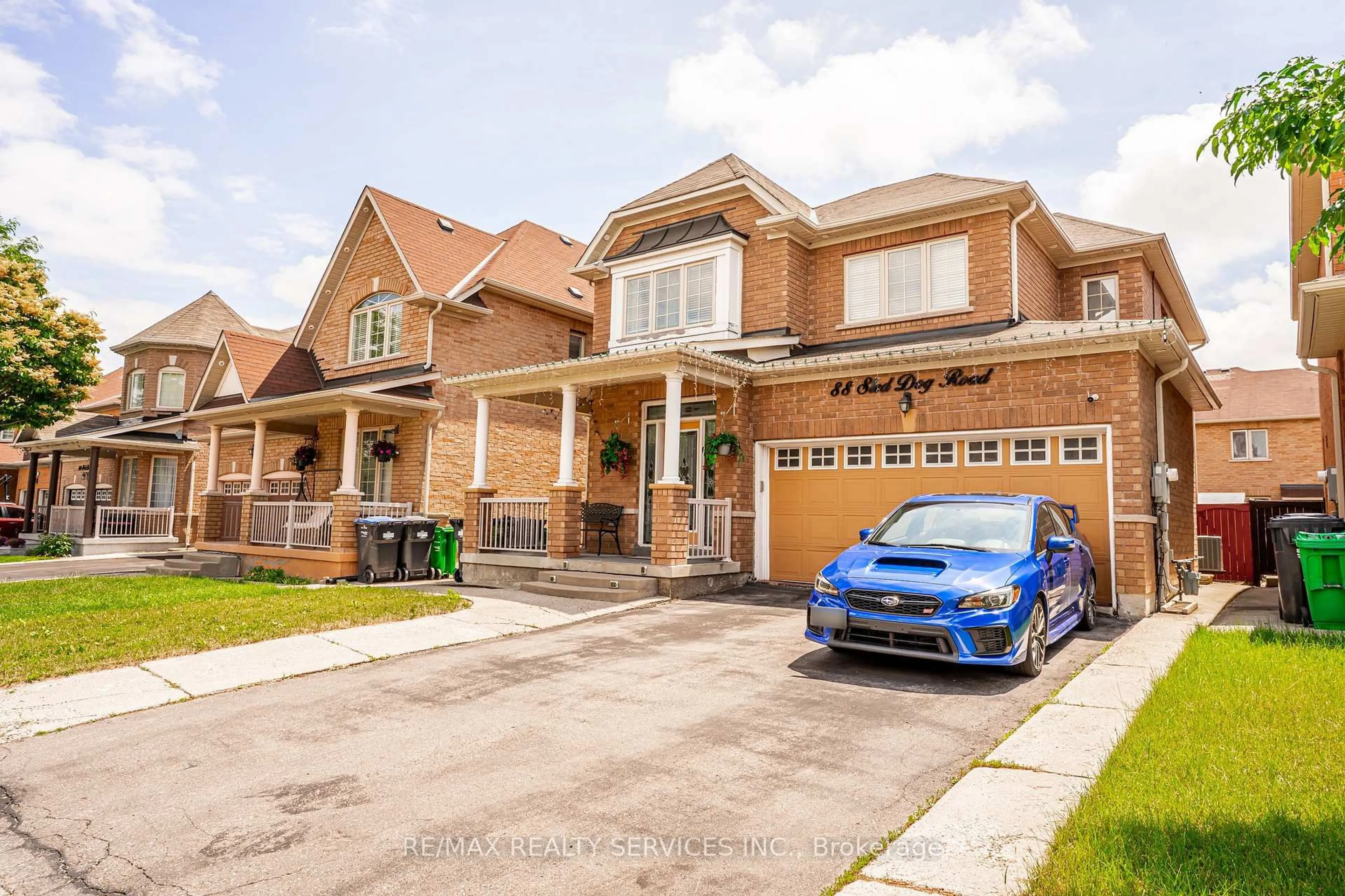 Home with brick exterior material, street for 88 Sled Dog Rd, Brampton Ontario L6R 0J4