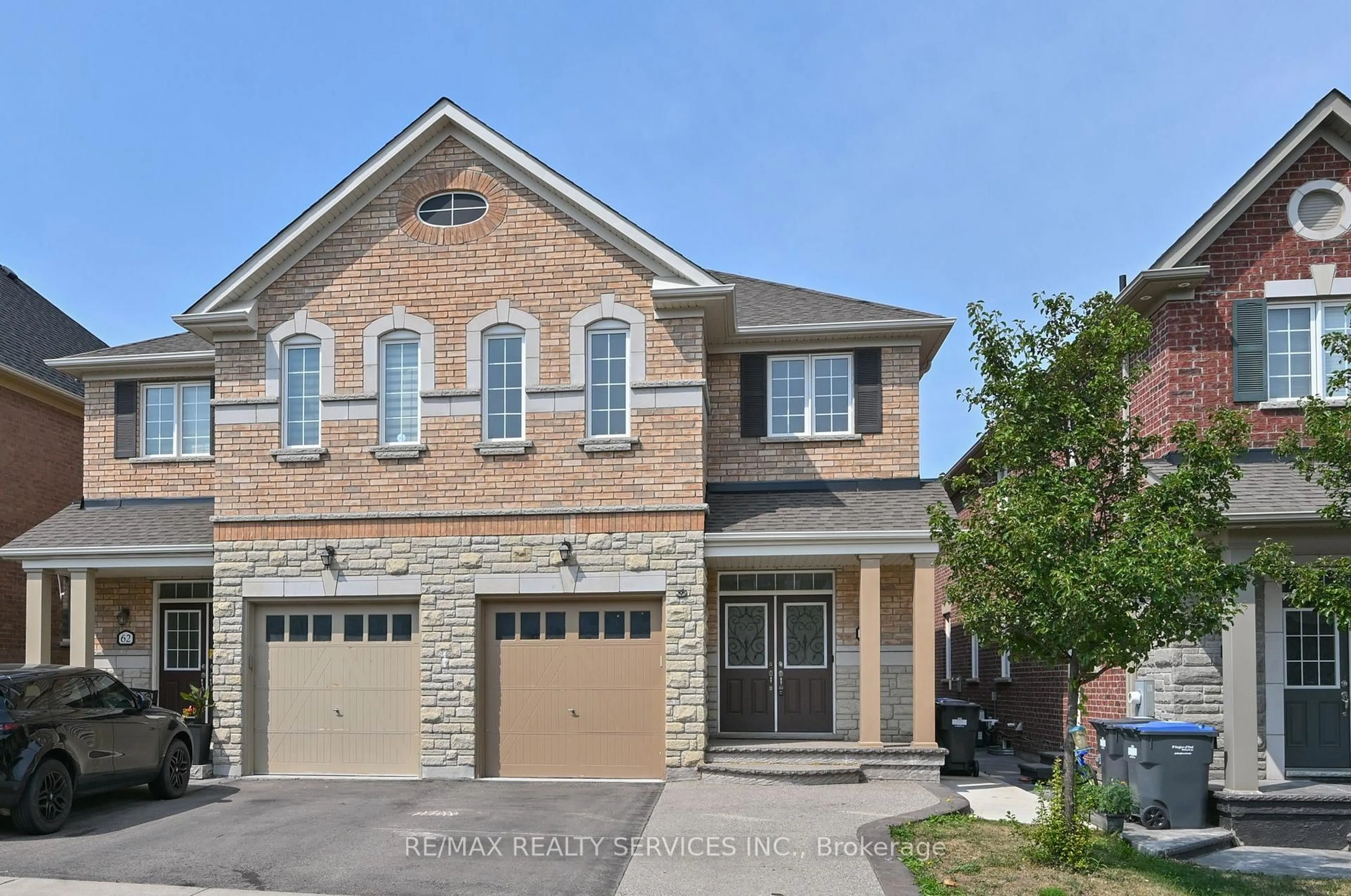 Home with brick exterior material, street for 64 Maple Cider St, Caledon Ontario L7C 4B8