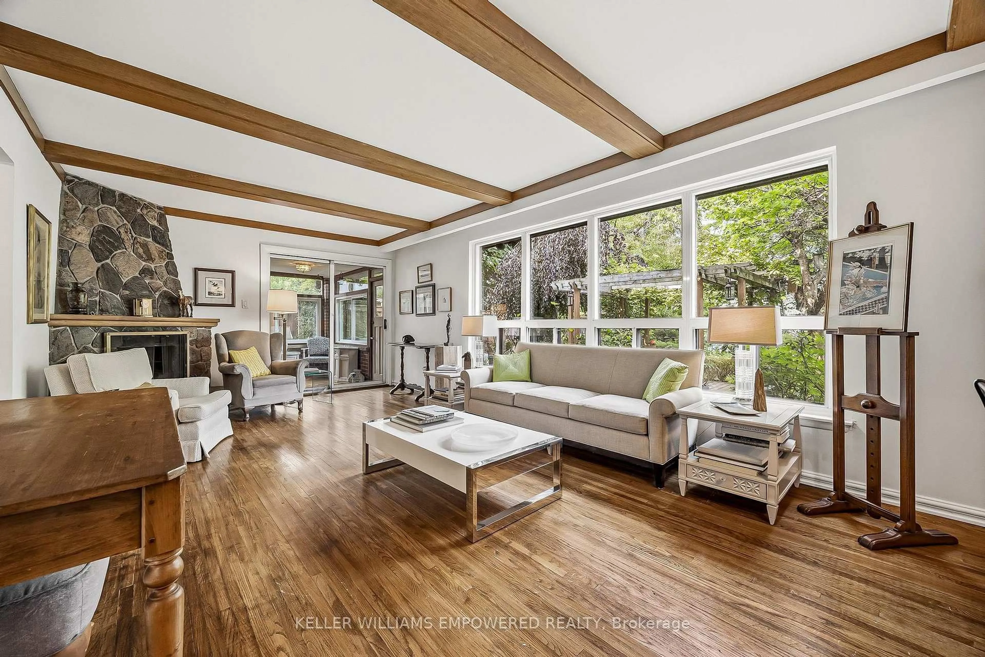 Living room with furniture, unknown for 53 Neilson Dr, Toronto Ontario M9C 1V8