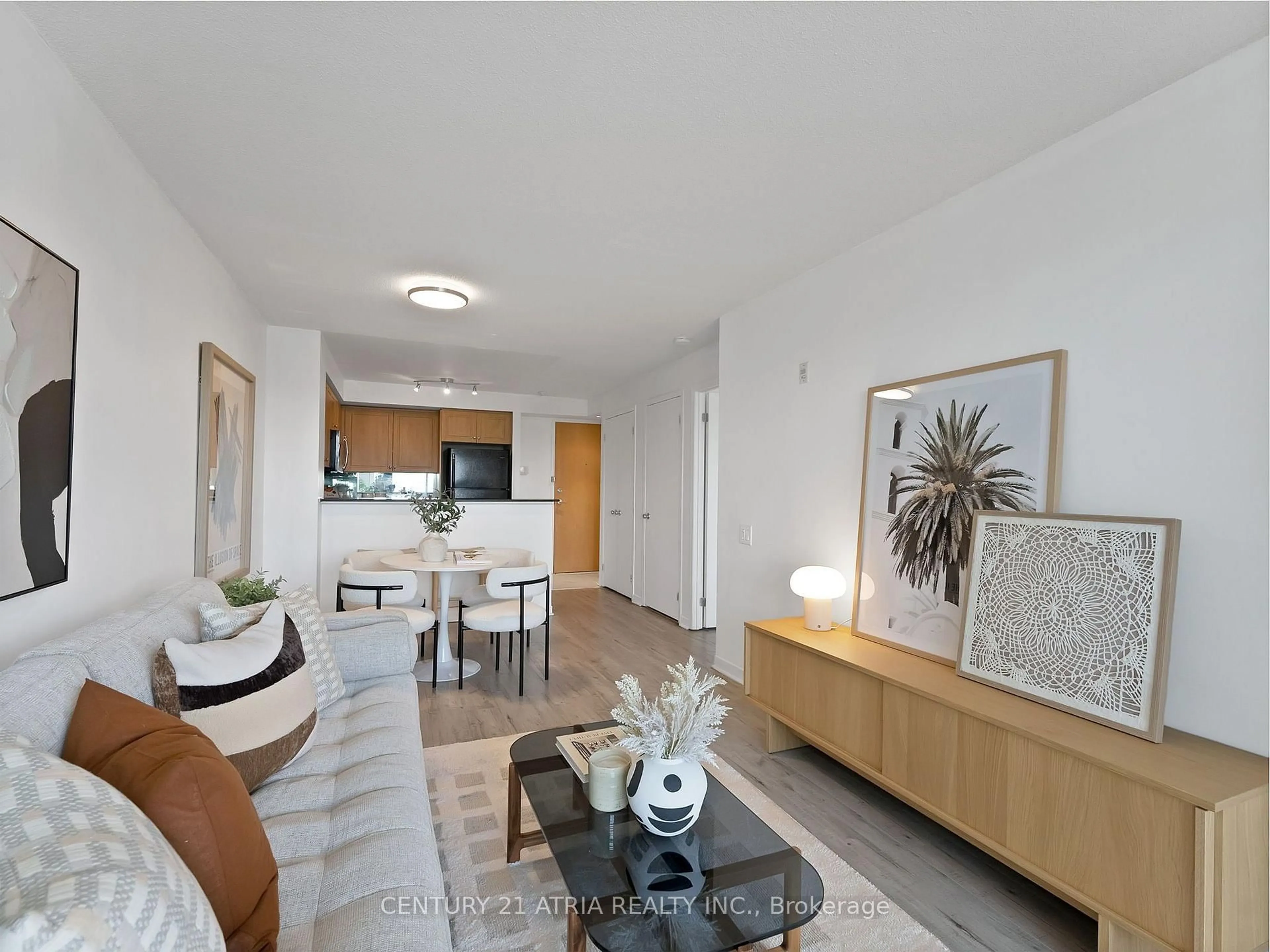 Living room with furniture, unknown for 1040 The Queensway Ave #502, Toronto Ontario M8Z 0A7