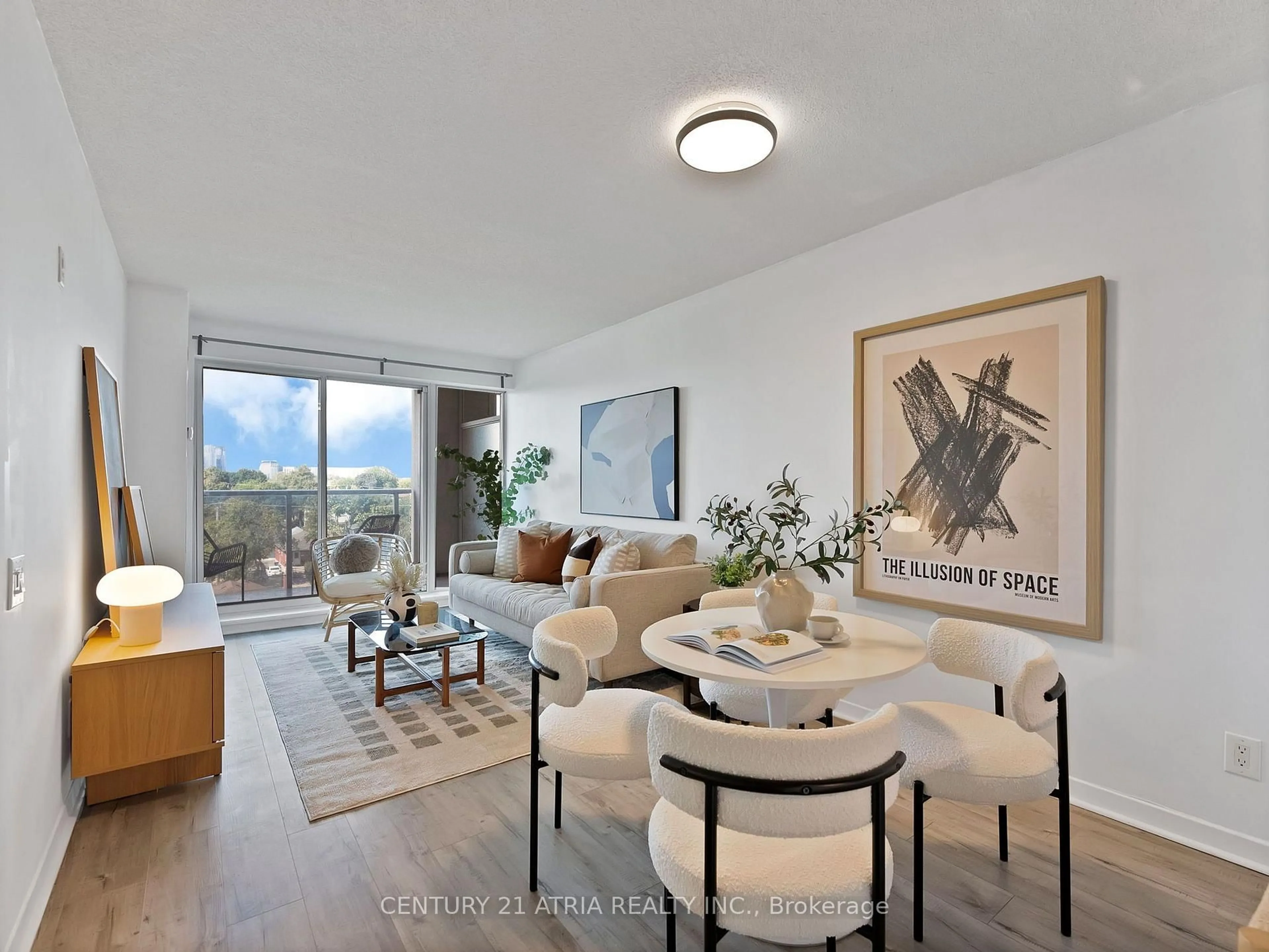 Living room with furniture, unknown for 1040 The Queensway Ave #502, Toronto Ontario M8Z 0A7